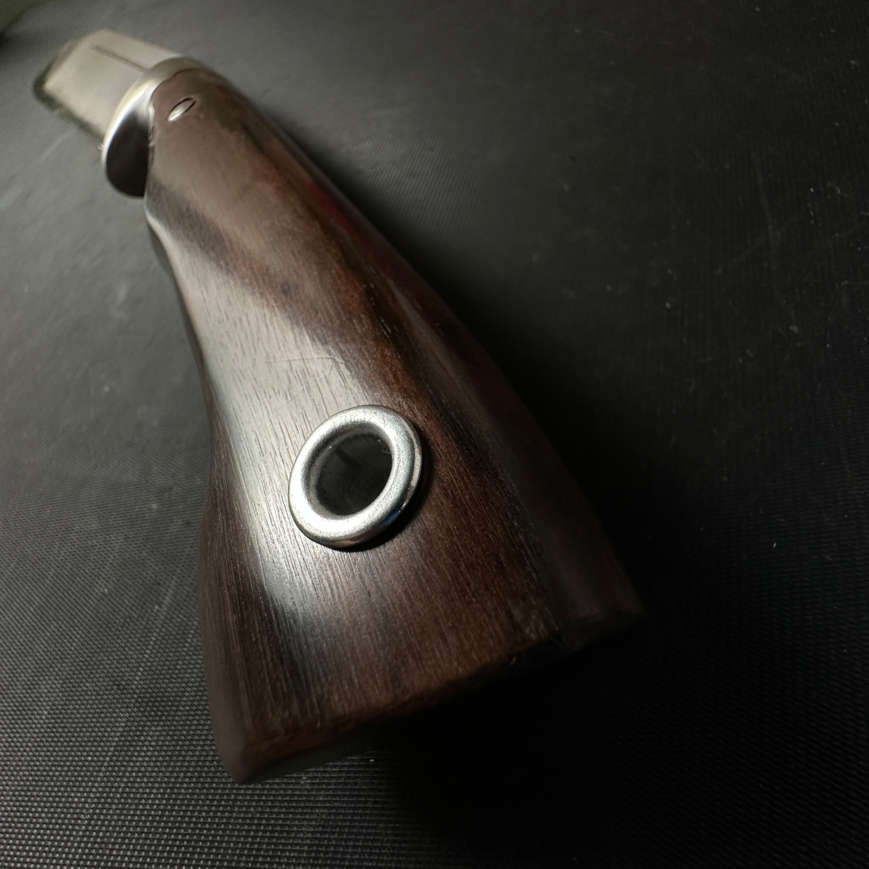 味方屋 日野浦司作 両刃なた 味方屋作 剣鉈 両刃 黒打ち 240mm