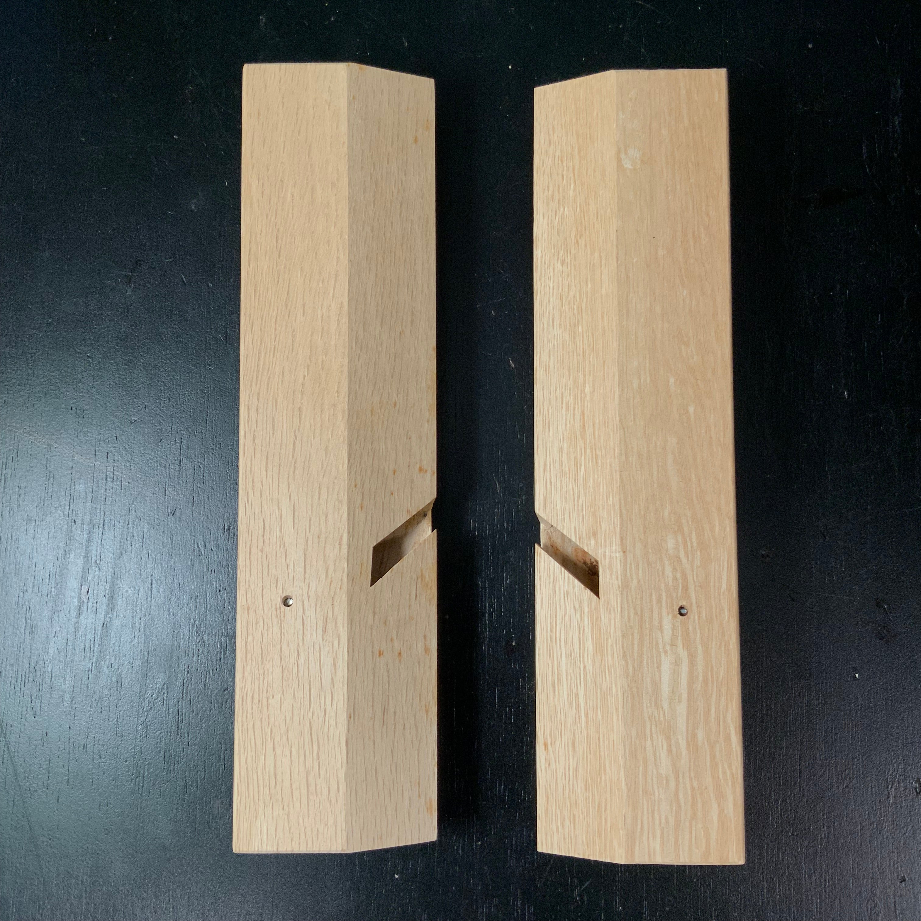 Old stock Kunikei Side Rabbet Planes Set with blue steel 掘出し物 国慶 合脇取鉋 左右 Aiwakitori kanna