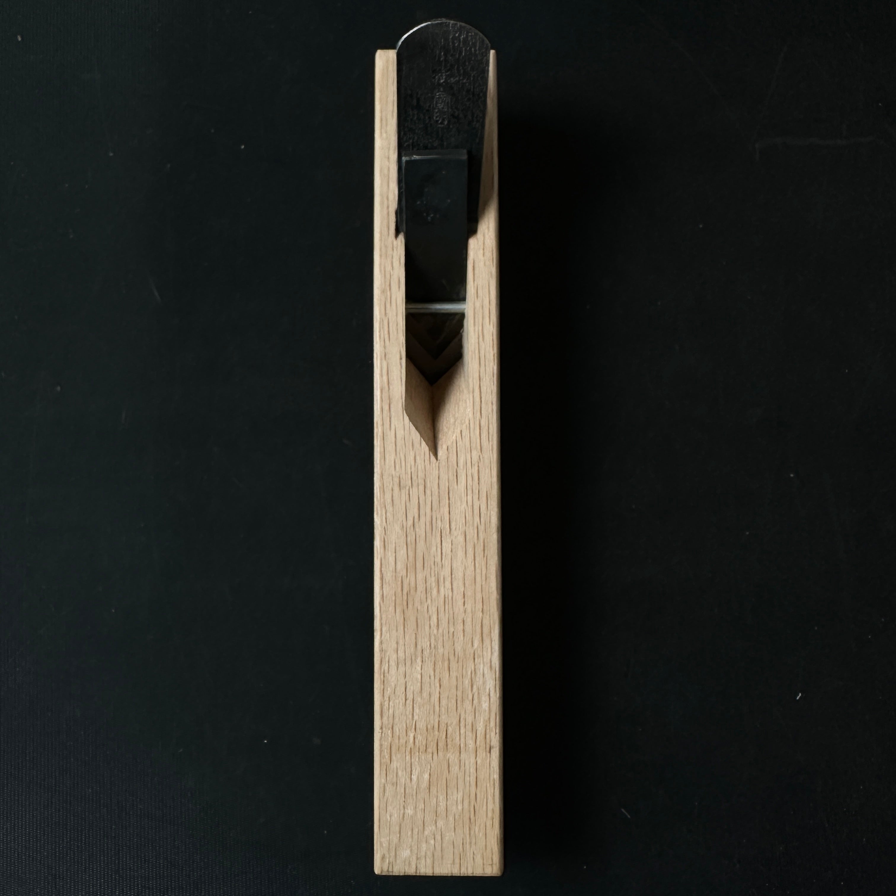 Kuniaki v-groove plane by Nakano Takeo 18mm _____中野武夫作 国明 剣鉋  18mm