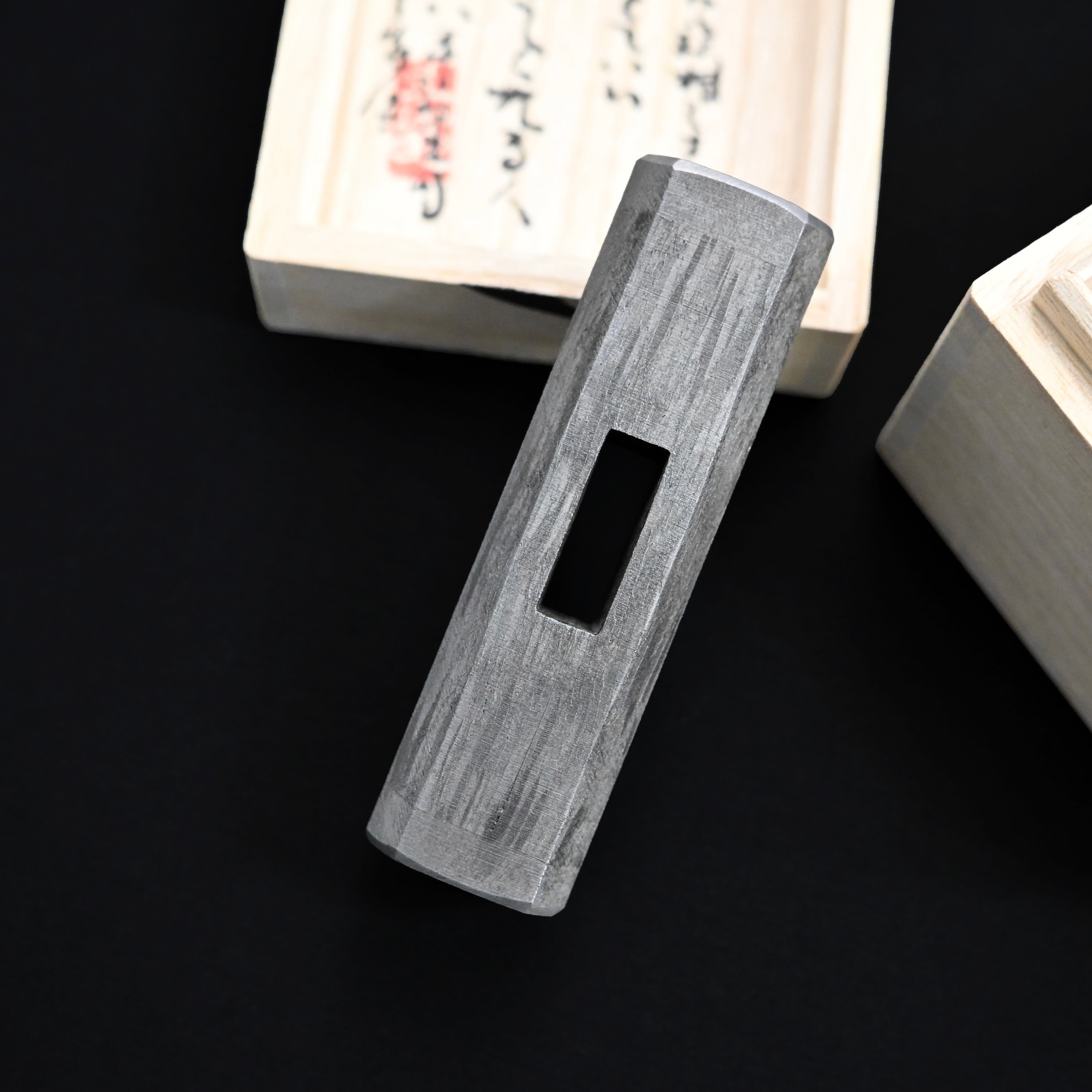 Sozen Square Hammers Damascus finish with Oak Handle 素全 四角玄翁 ダマスカス鋼 莫愁前路無知己