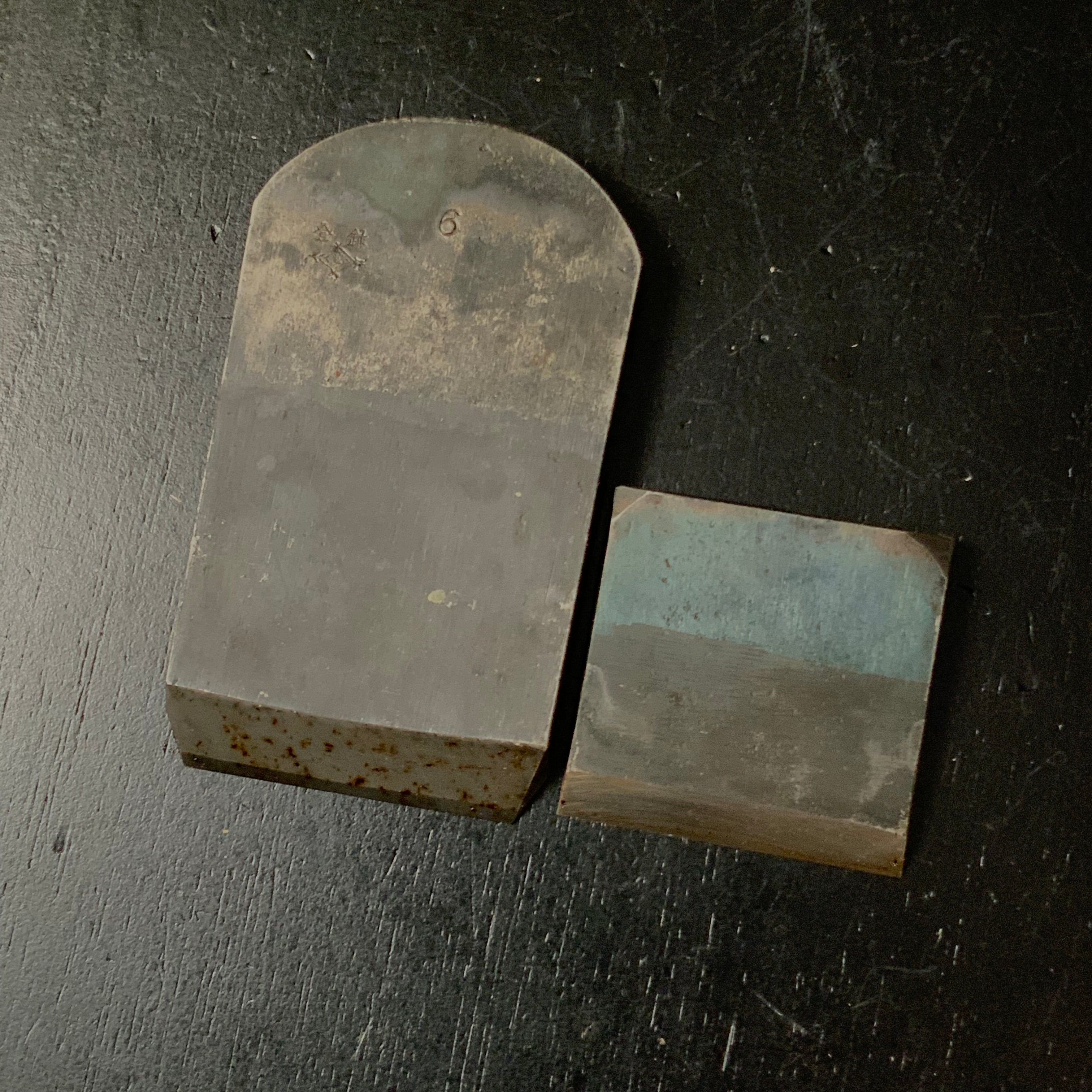 Old stock Baiou Smoothing Plane(Kanna)by Tanaka shougo 掘出し物 梅鶯 田中昭吾作 本仕込鉋 65mm