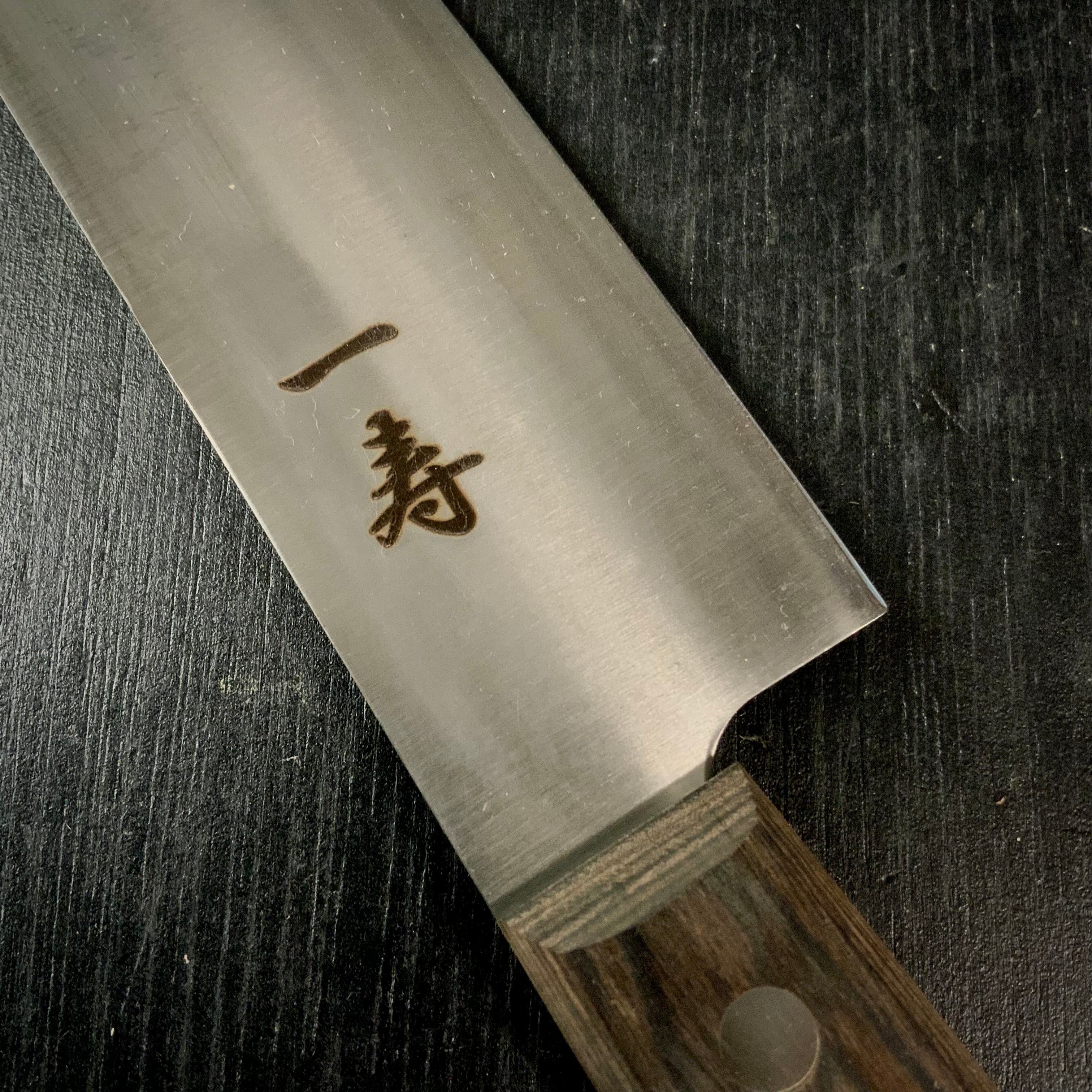 Ichiju Gyuto High-Speed Steel Cooking Knife Made in Japan 一寿 牛刀 ハイス鋼 200mm
