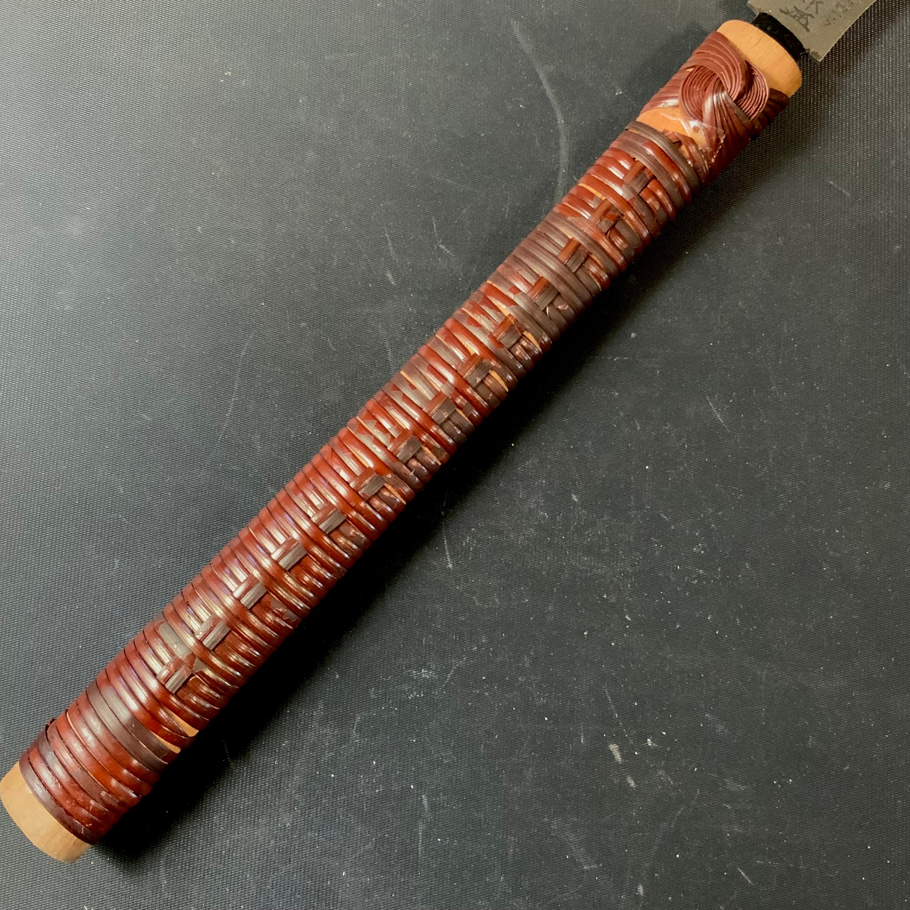 #99 Nagakatsu Double Edge Saw with Eddy Type Handles set by Kurashige 長勝鋸 渦巻き柄 両刃鋸 225mm