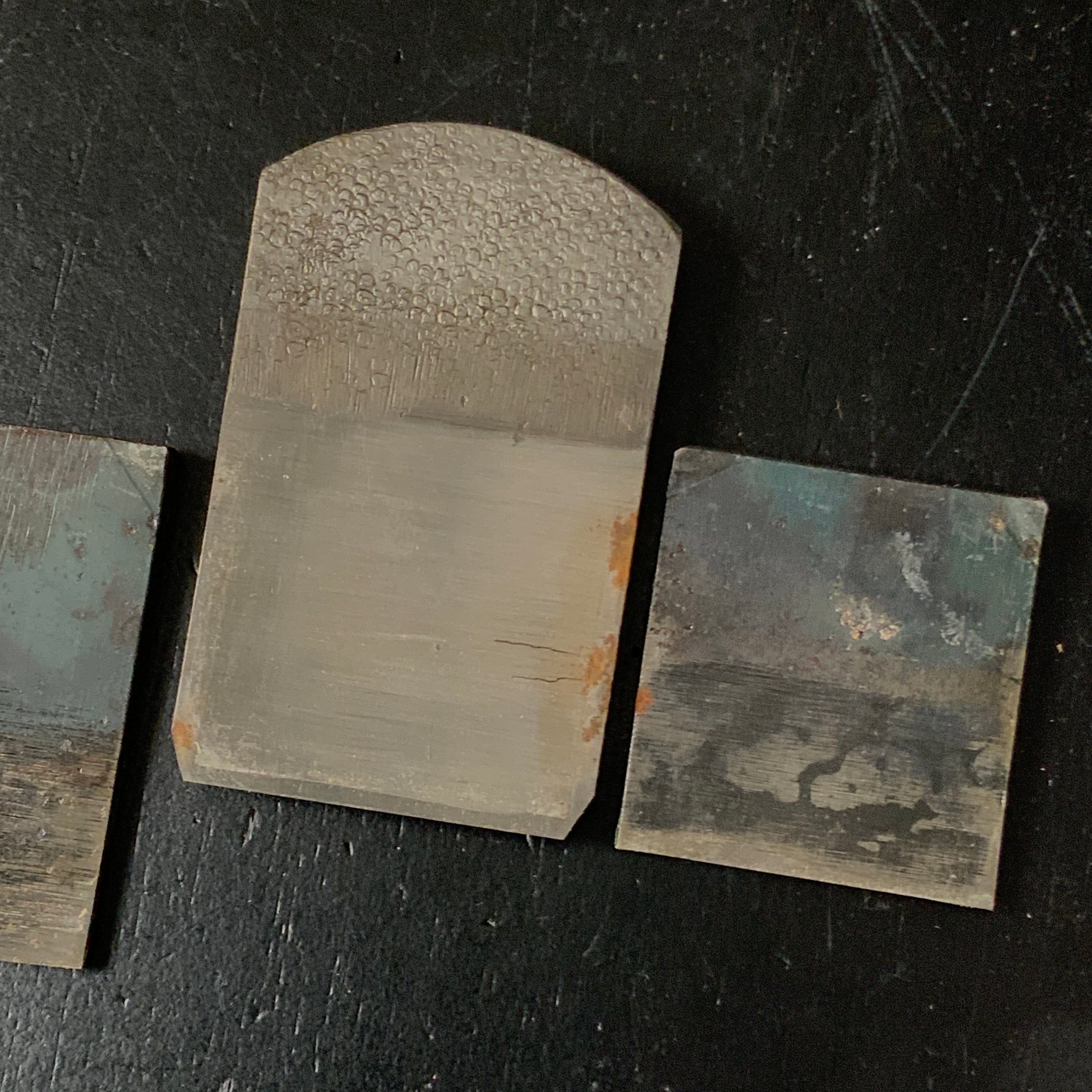 Old stock Mini Flat Plane with Blue Steel 掘出し物 廣重 豆平鉋 青紙鋼 36mm/42mm/48mm