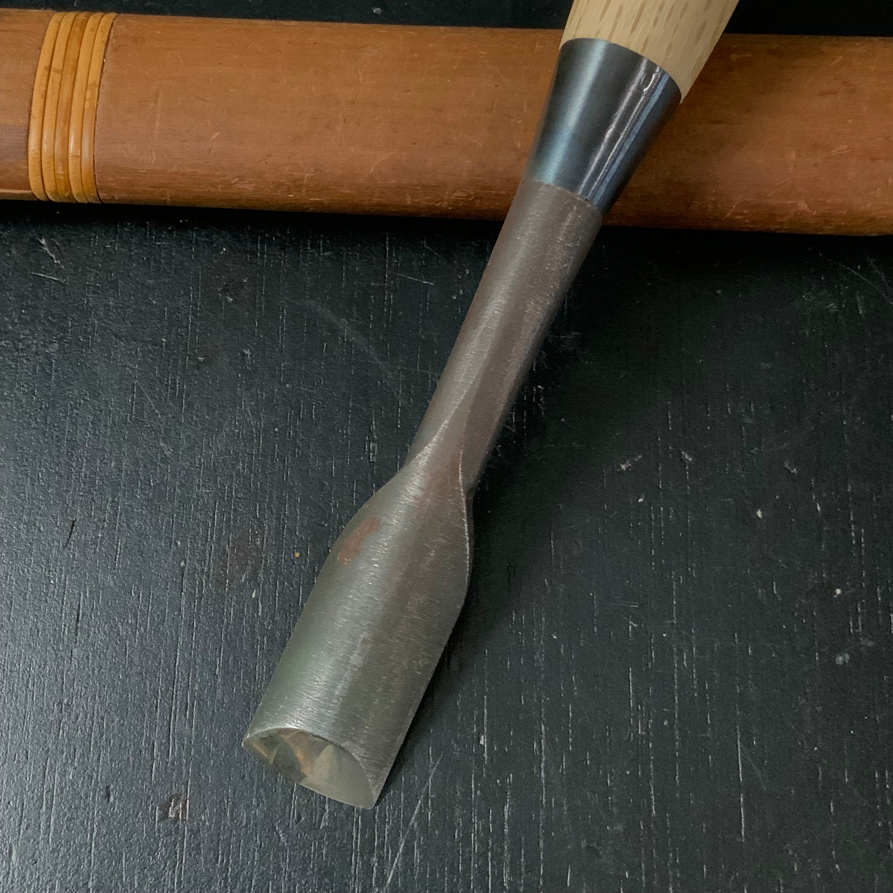 ♯2 Used Carving chisels set by Konobu 中古 小信作 光雲 彫刻鑿 21mm