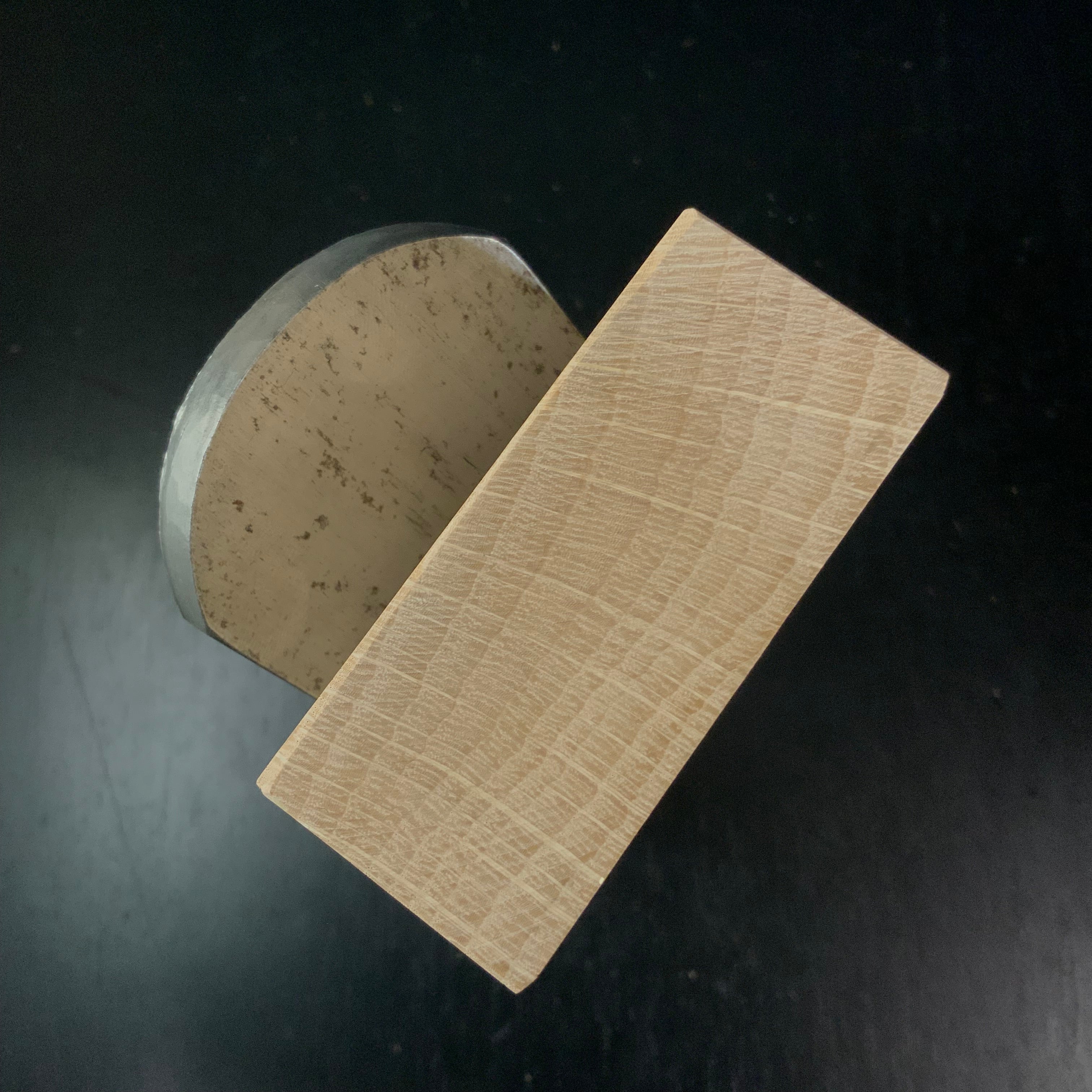 Old stock Hakuren Smoothing Plane (Kanna) by Ishido Master 石堂輝秀作 白錬 労働大臣賞受賞記念鉋 65mm