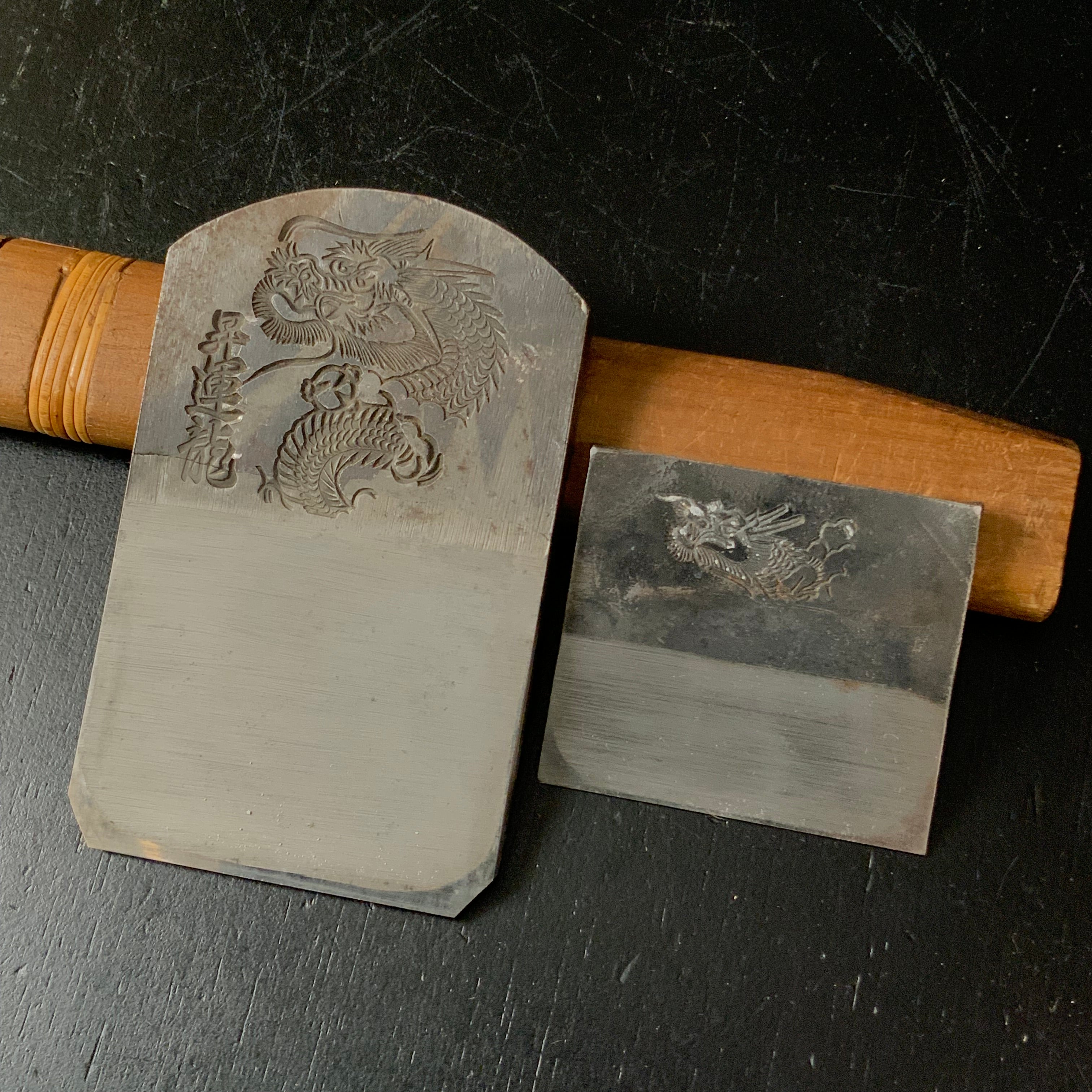 Old stock Syounryu Smoothing Plane(Kanna)by Tanaka shougo   掘出し物 昇雲龍 田中昭吾作 本仕込鉋 70mm