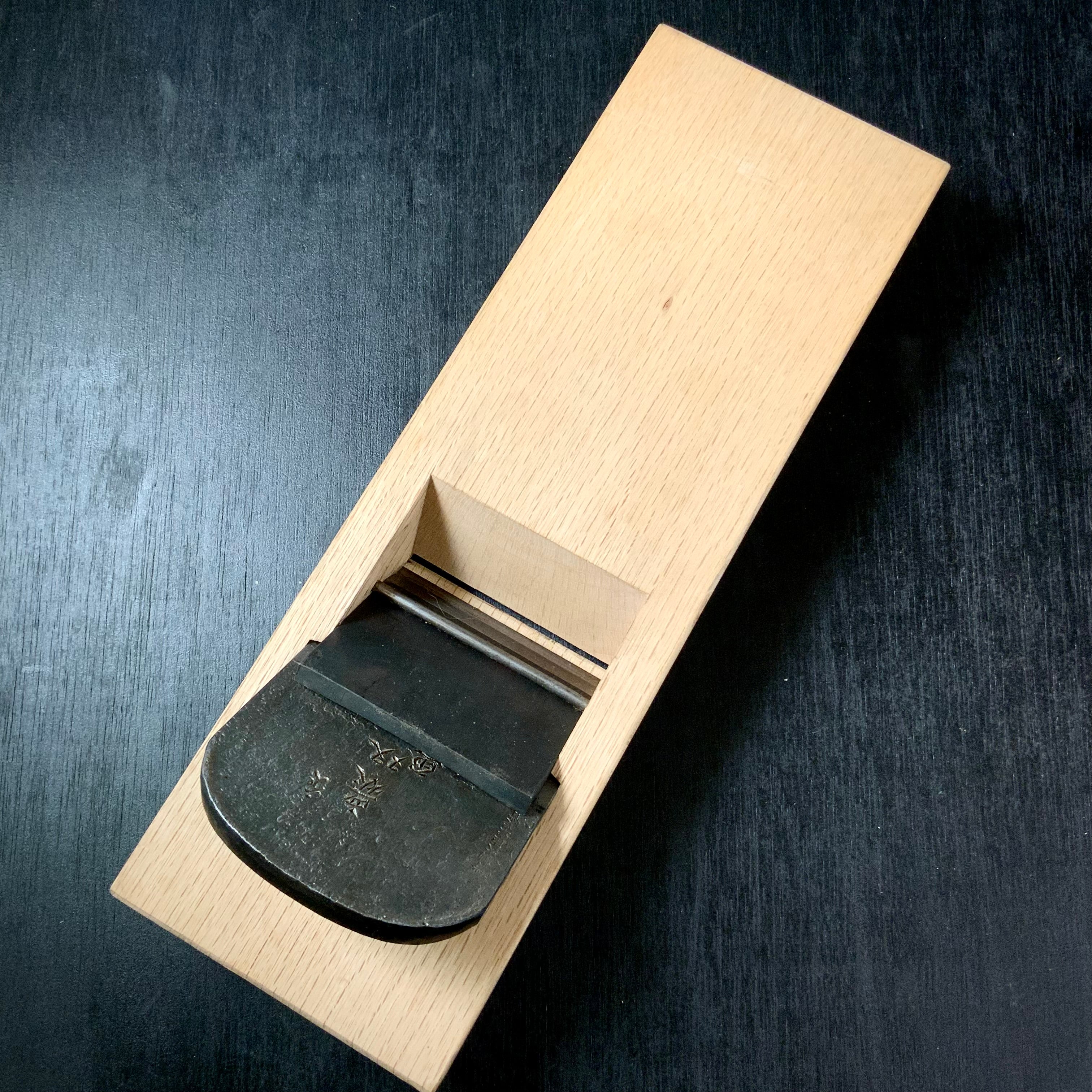 Old stock Muso Smoothing Plane (Kanna) by Ishido Master 掘出し物 無双 石堂輝秀作 仕上げ鉋 80mm