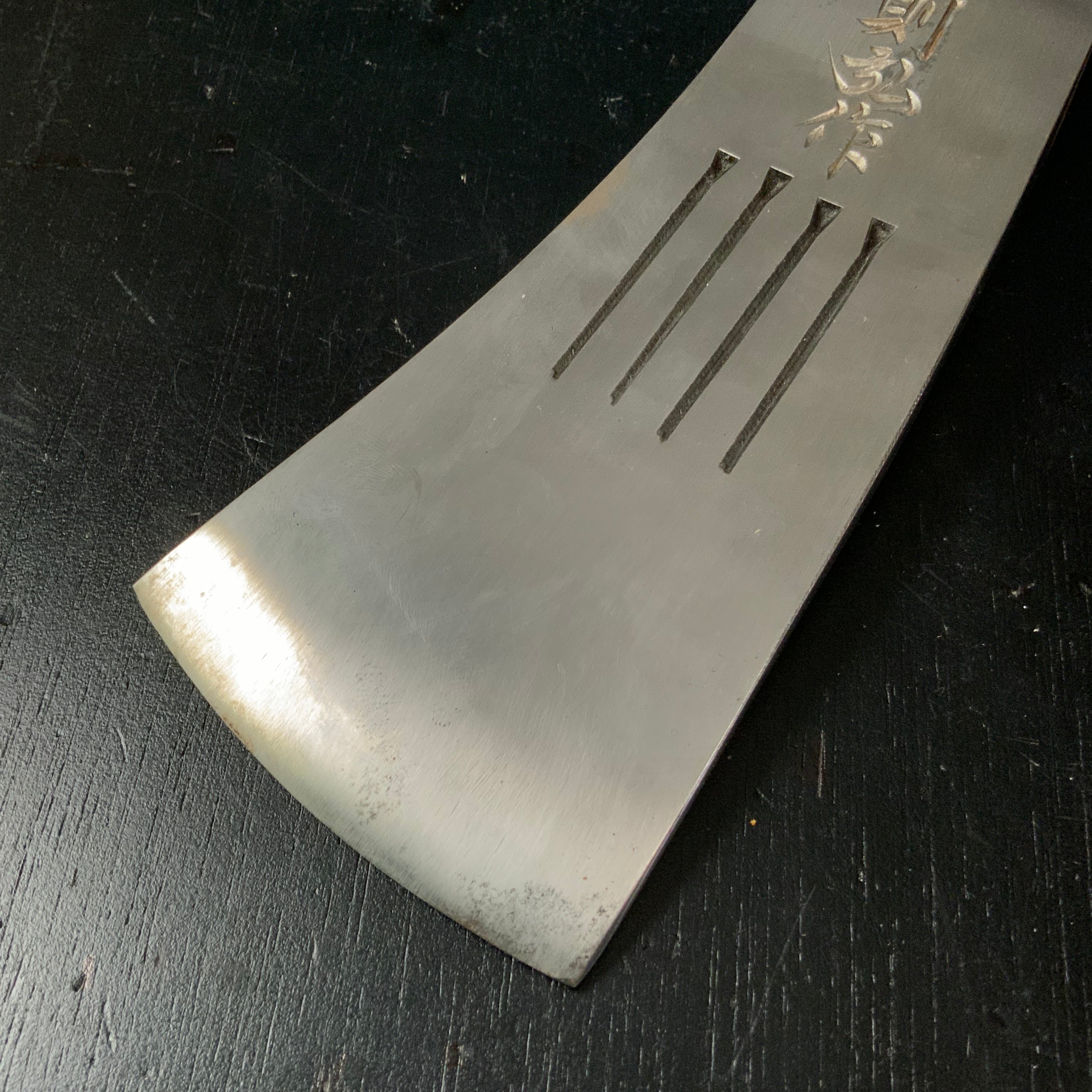Old stock Honsokuhiro Japanese Carpenter's Axe head Nekiriono 掘出物 本則弘作 大工鉞 刃のみ 根切斧 Masakari