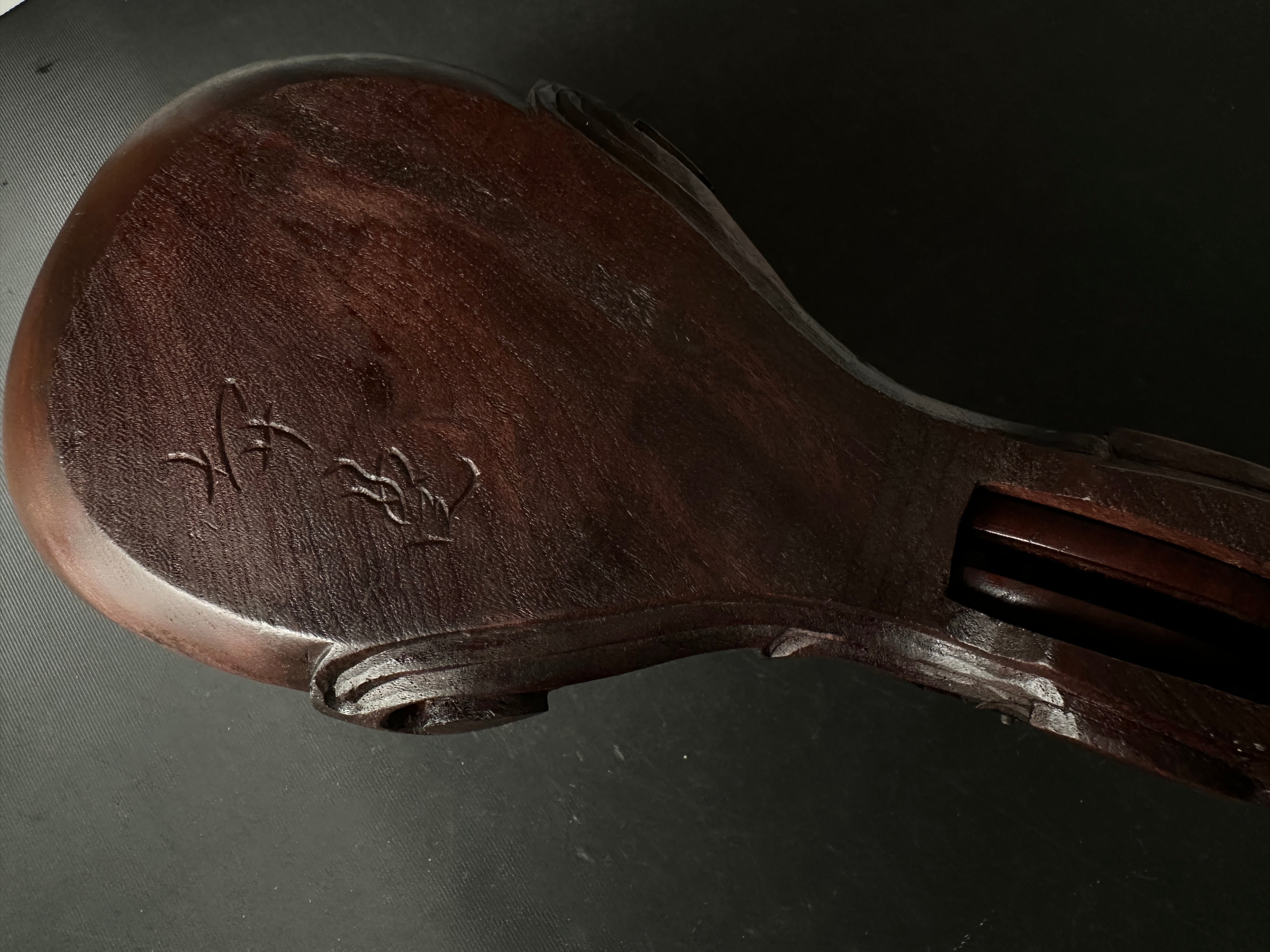 #ST45 Old Stock Japanese Carpenter Ink Pot Traditional Measuring Tools Sumitsubo by Tsubo Toyo 初代坪豊作 墨壺 鶴亀 300mm