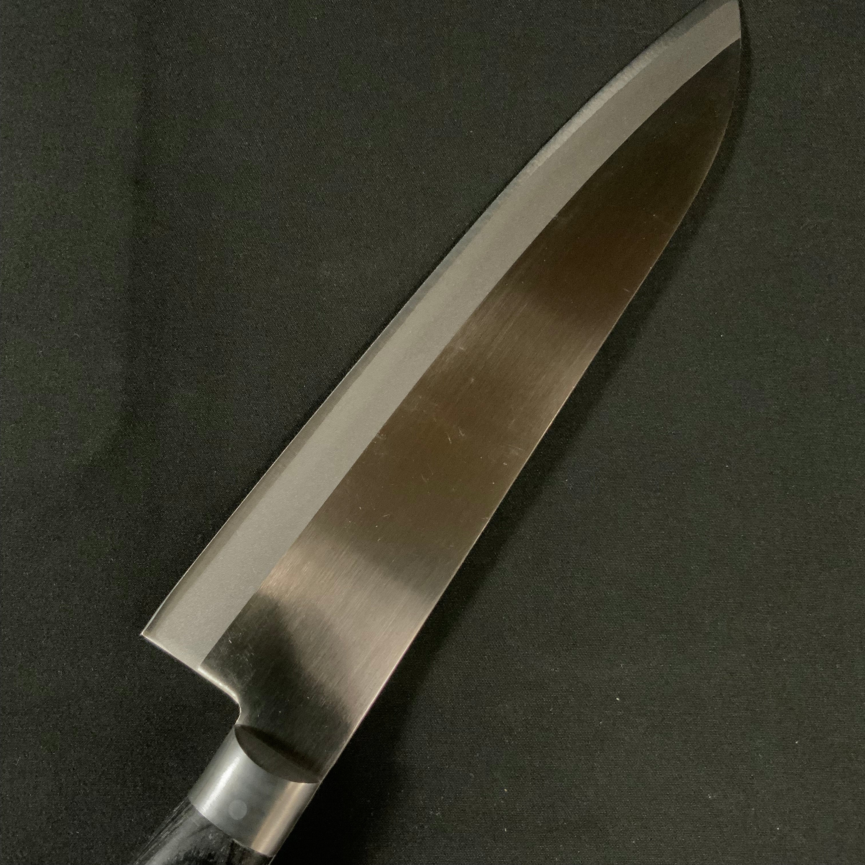 Sekimasa Gyuto knife, stainless steel blade with full tang 関正 洋型包丁 ステンレス本割込 185mm