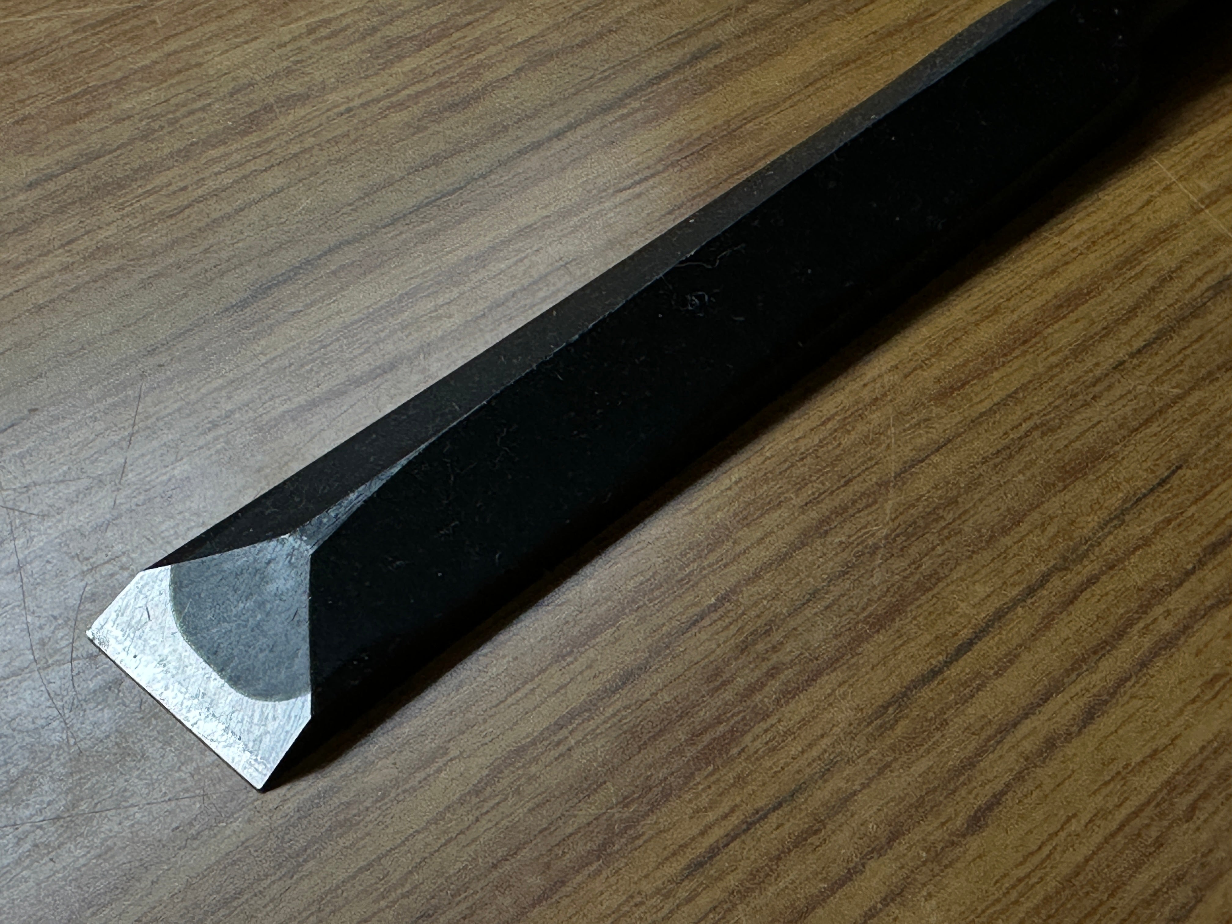 Old stock #2 Koshihide Slick Chisels set with white steel 掘出し物 越秀 本突き組鑿 48,24mm Ootsuki-nomi, Hontsuki-Nomi