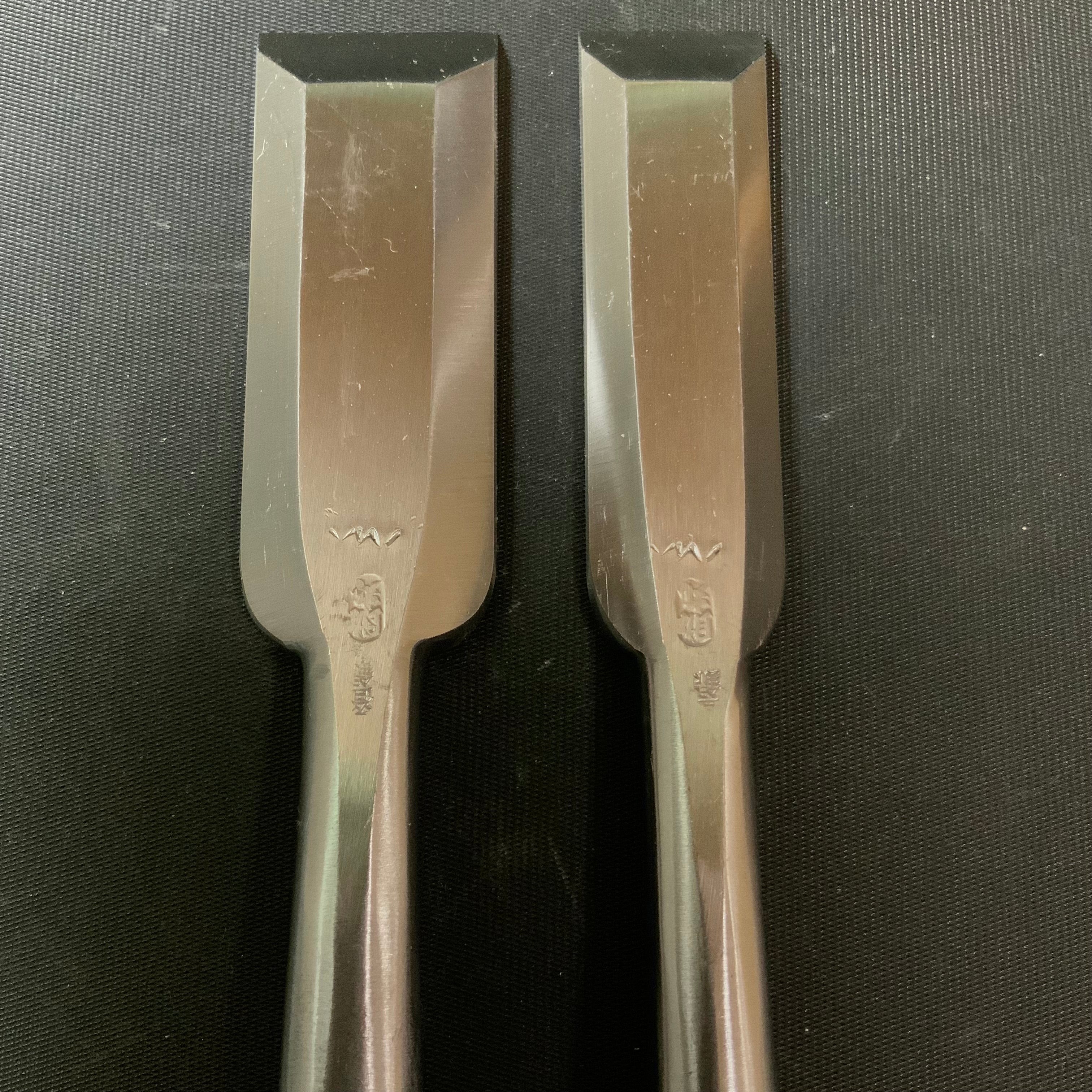 Sukemaru 4th High-Speed Steel Shorter Timber Chisels by Usui Yoshio 四代助丸 碓氷淑郎 ハイス中叩き鑿 Chu-Tatakinomi