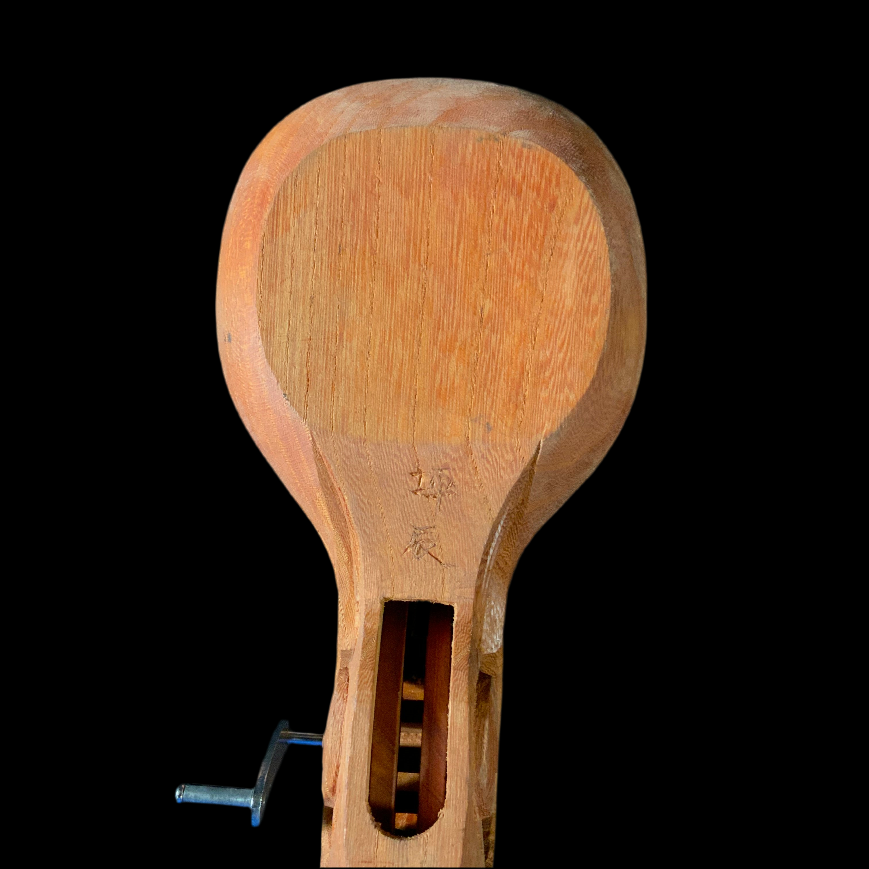 #ST60 坪辰作 鶴亀 墨壺 255mm Japanese Carpenter Ink Pot Traditional Measuring Tools Sumitsubo by Tsubotatsu