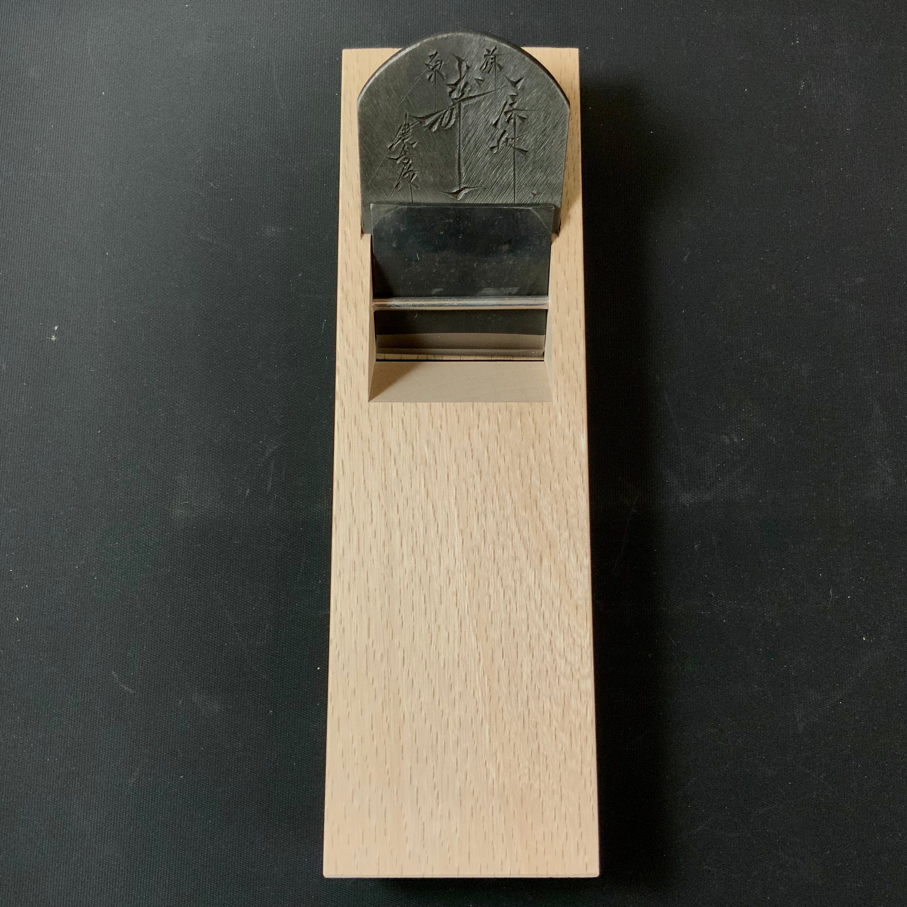 Old Stock Juichi Smoothing Plane(Kanna) by Usuikengo 掘り出し物 碓氷健吾作 寿一 仕上げ鉋 70mm