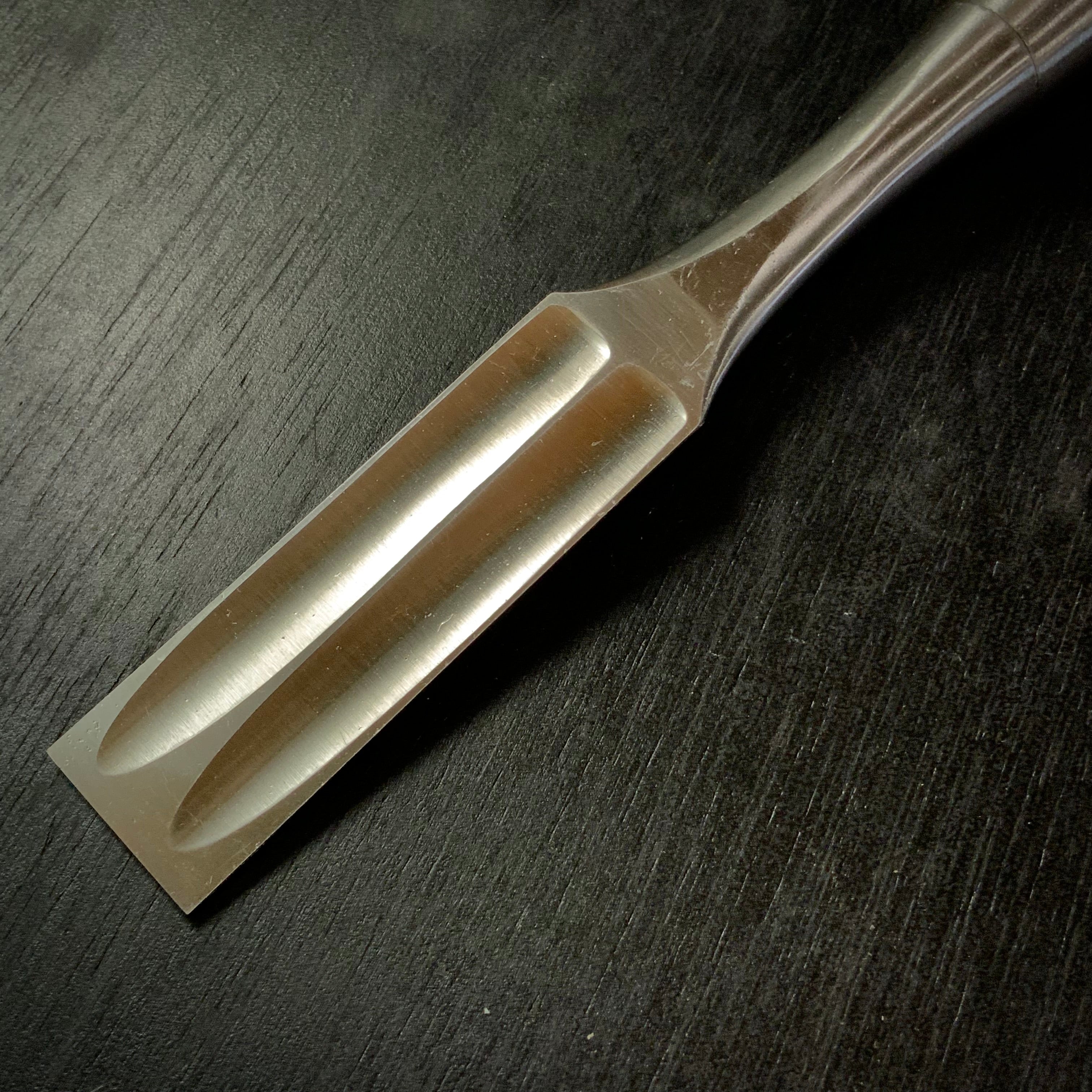 Old stock Sukemaru High-Speed Steel Bench chisels 掘出し物 助丸 ハイス鋼ダメ切り鑿 二つ裏 Damekirinomi 15,24mm