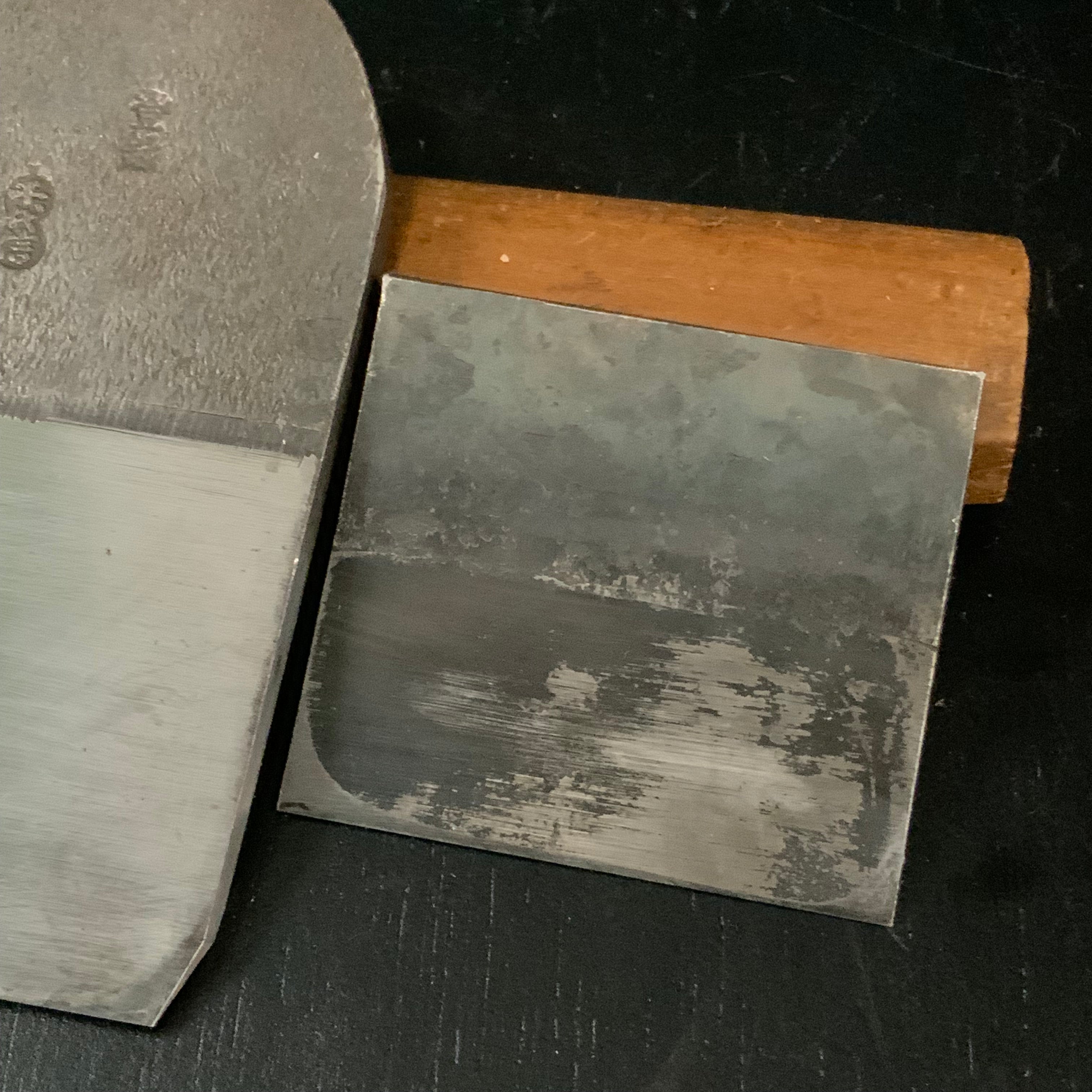Old stock Chiyonobu Smoothing Plane (Kanna) by unknown 掘出し物 千代信 作者不明 仕上げ鉋 70mm