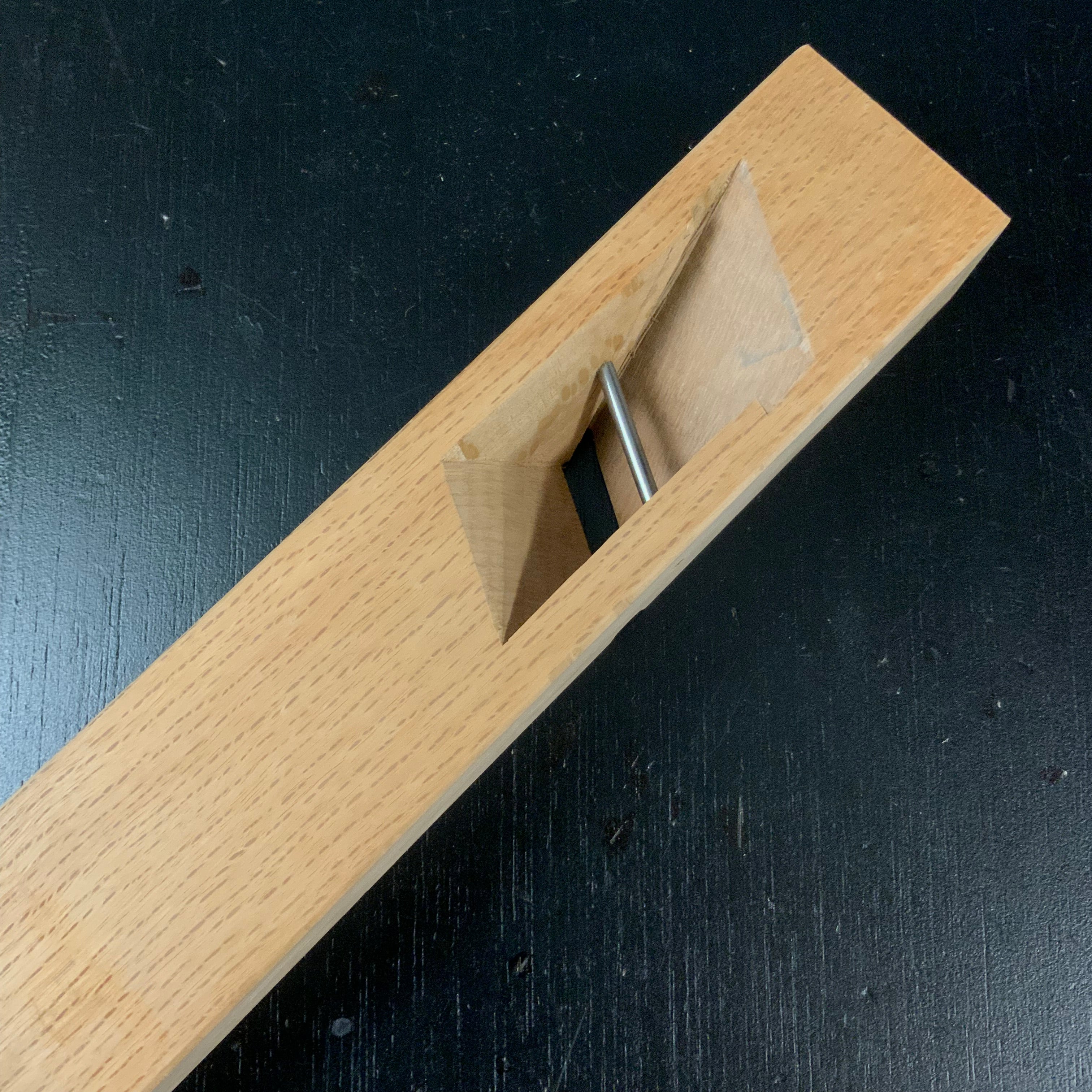 Old stock Kiyotada Rabbet Plane with Blue steel left 掘出し物 清忠 際鉋 青紙鋼 左 30mm