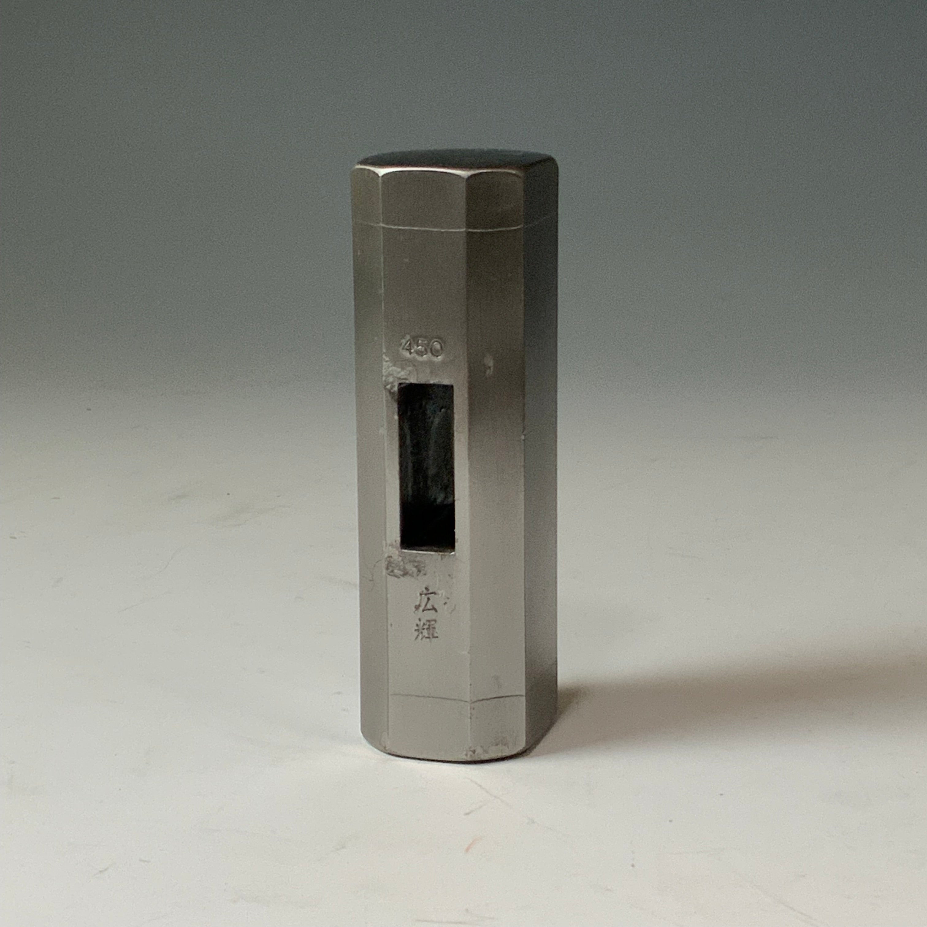 Hiroki Octagon Silver Hand made Pasting steel Hammers  広輝 全鋼 八角玄翁 ヤスリ仕上  80,100,120匁