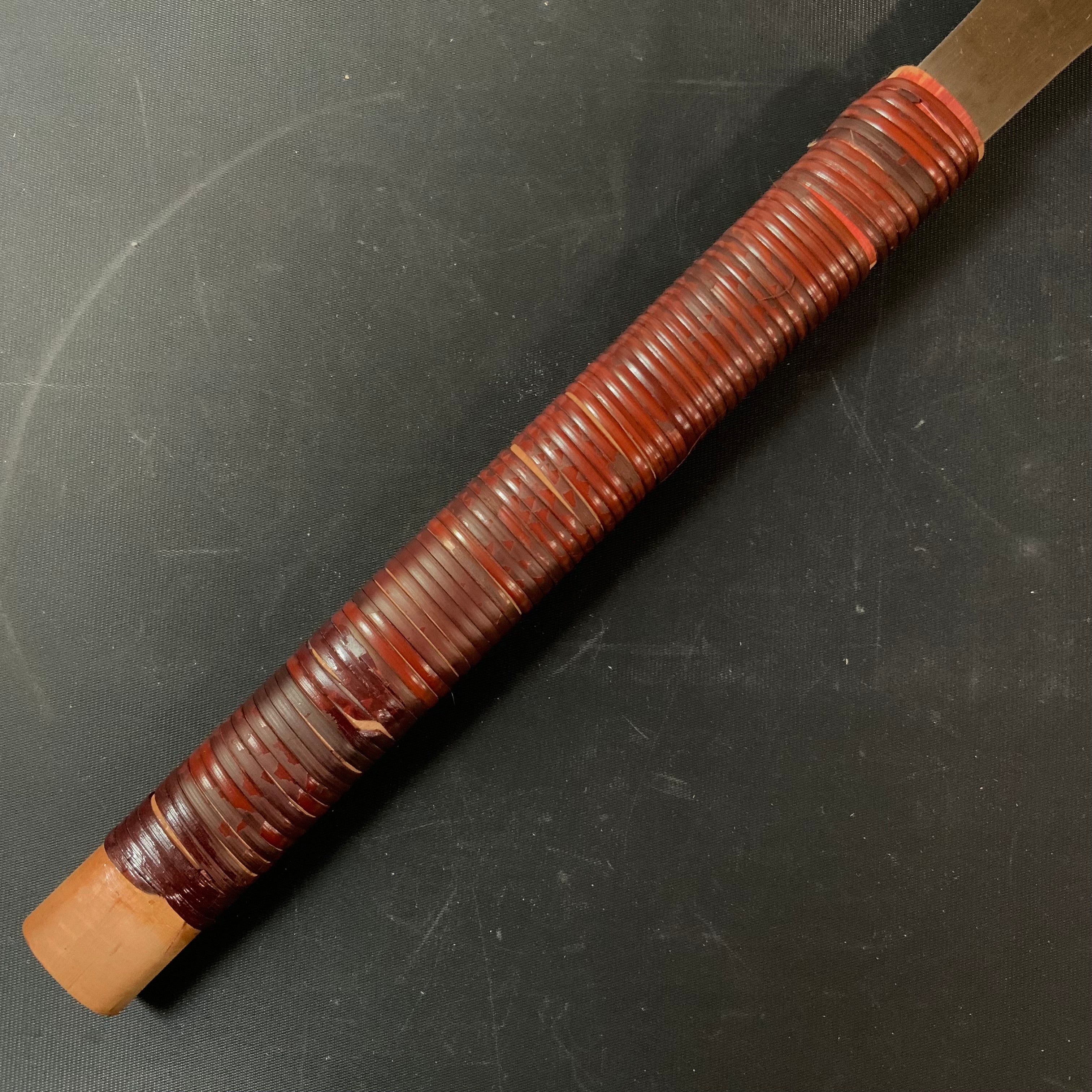 #R38 Ready to use! Old stock Double Edge Saw with Eddy Type Handles set by Kurashige 直ぐ使い 倉重栄助 目立 渦巻き柄 両刃鋸 210mm