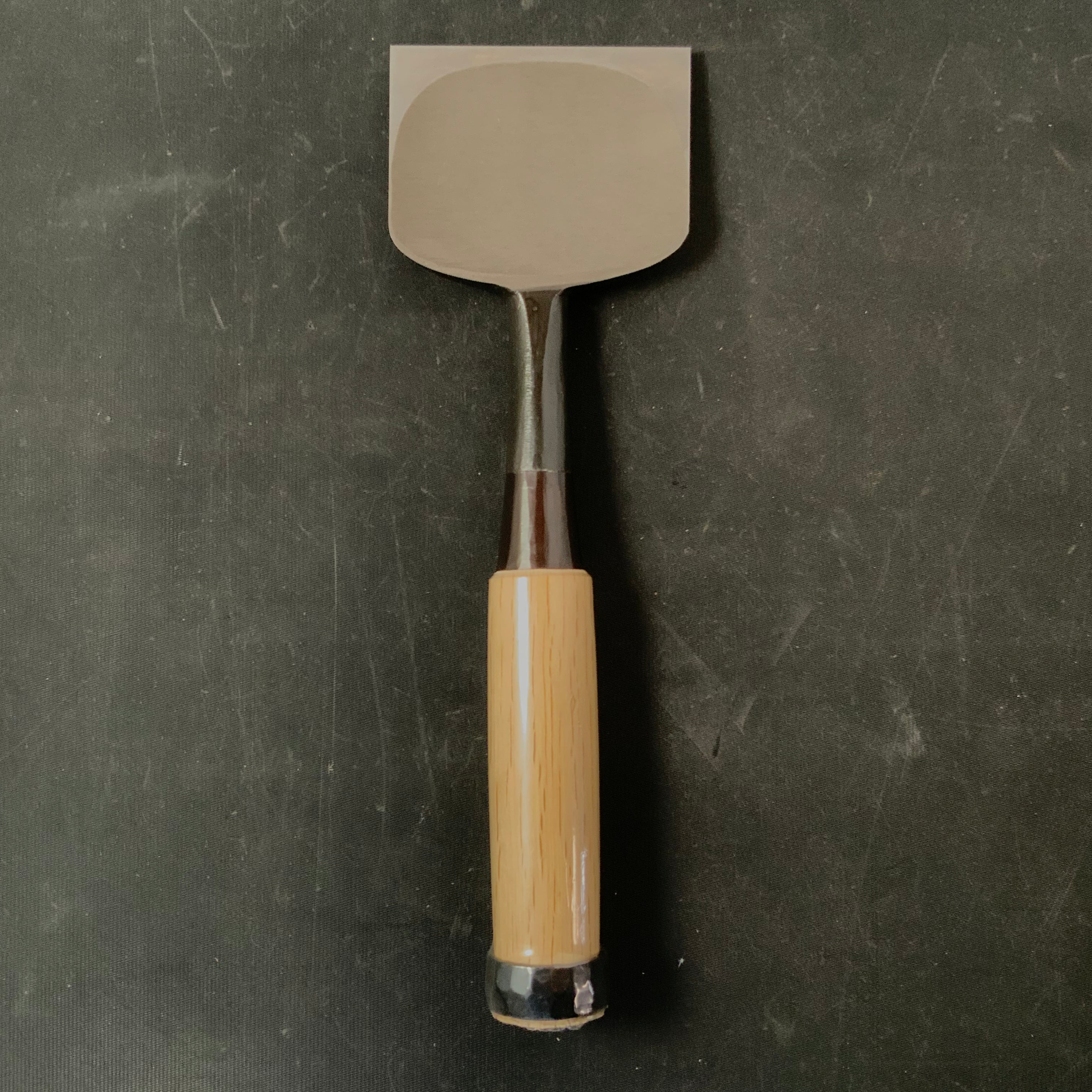 Tasai Bench chisels (Oirenomi) with blue steel 田斎作 黒仕上 追入鑿 75mm