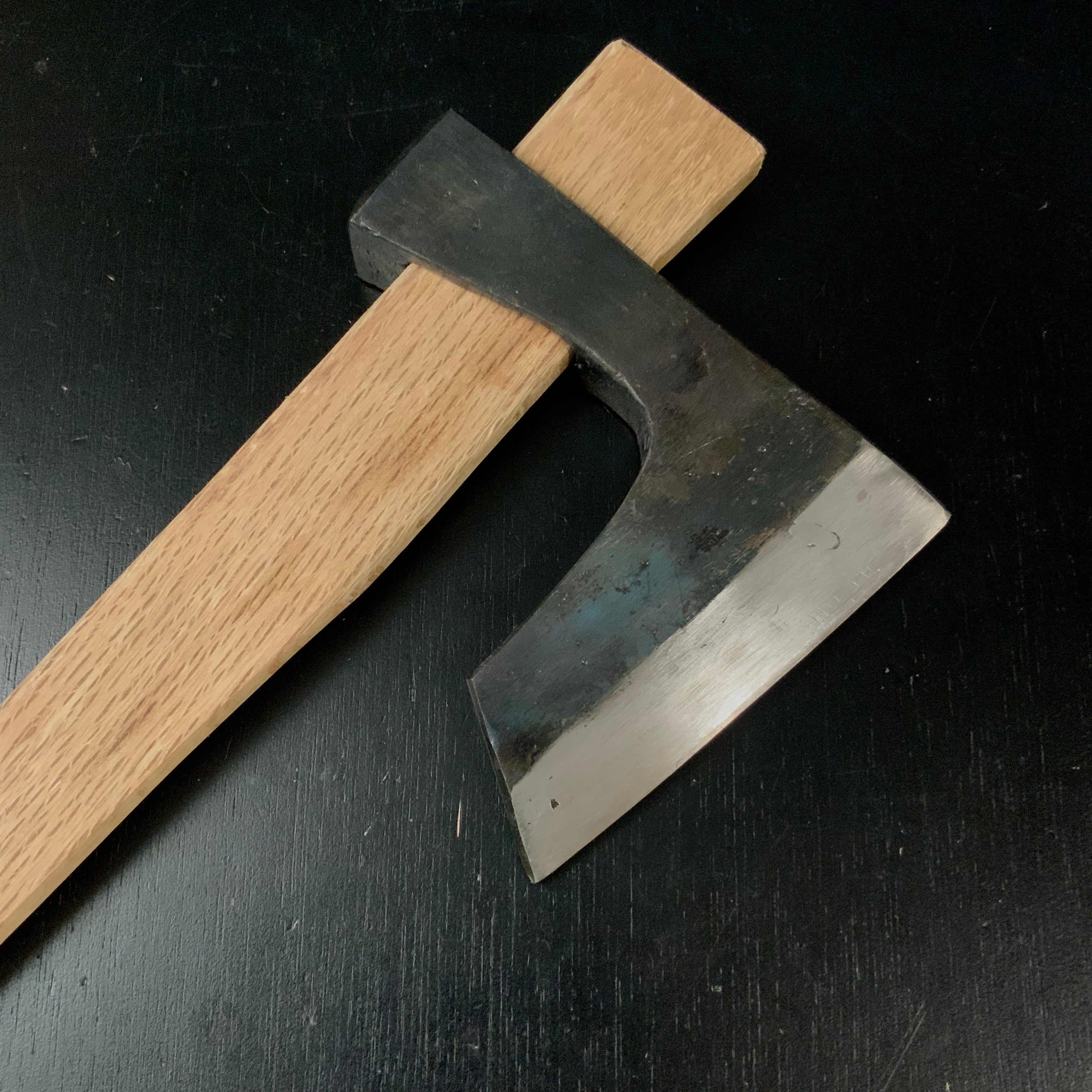 #Mk19 Old stock Japanese Carpenter's Axe 掘出し物 鉞 木割り斧 Masakari