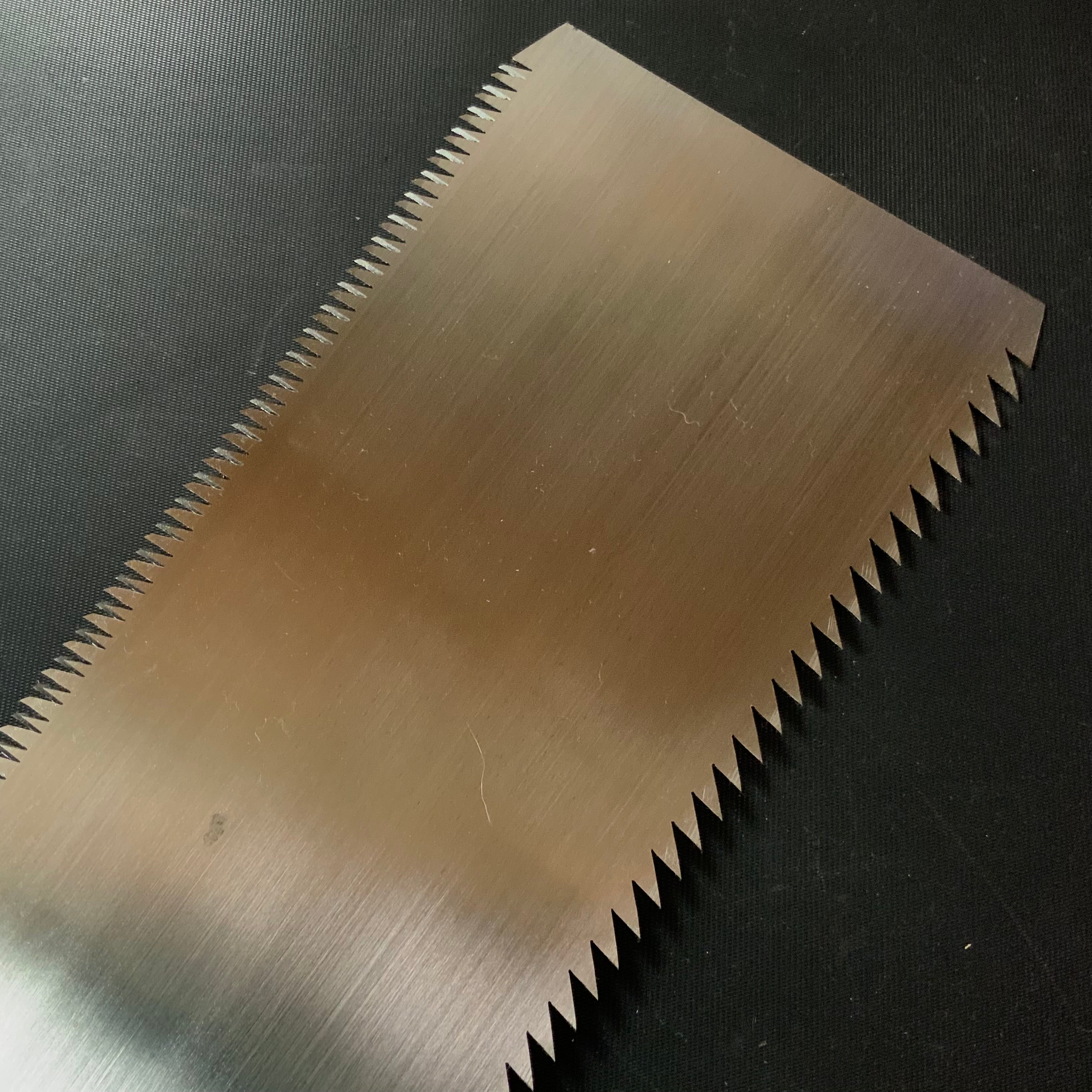 #R44 Ready to use! Old stock Double Edge Saw with Eddy Type Handles set by Kurashige 直ぐ使い 倉重栄助 目立 渦巻き柄 両刃鋸 280mm