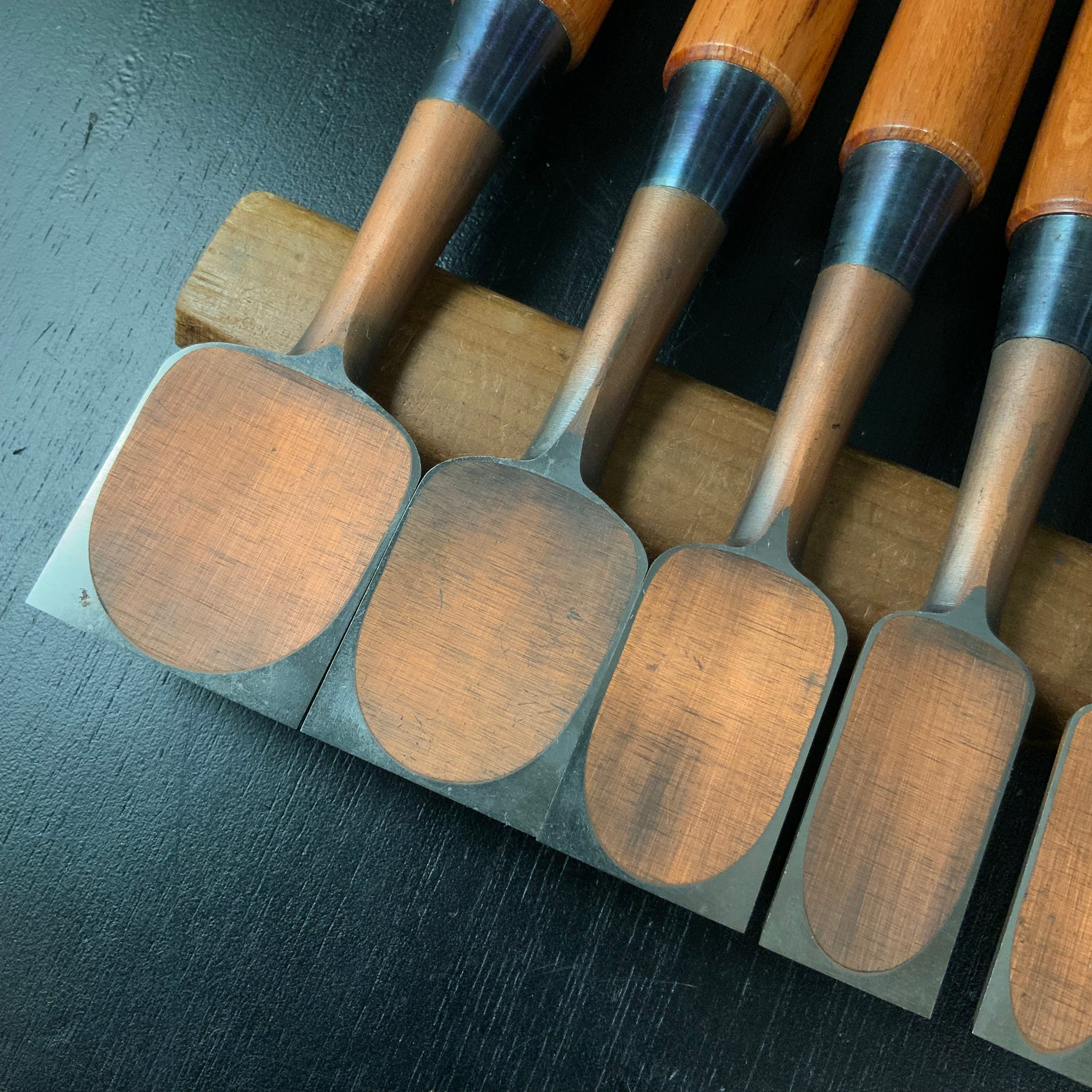 #M184 Masanori Mixed set Bench chisels set for beginner by unknown smith 正則 バラ鑿合わせ 初心者におすすめ 追入組鑿作者不明
