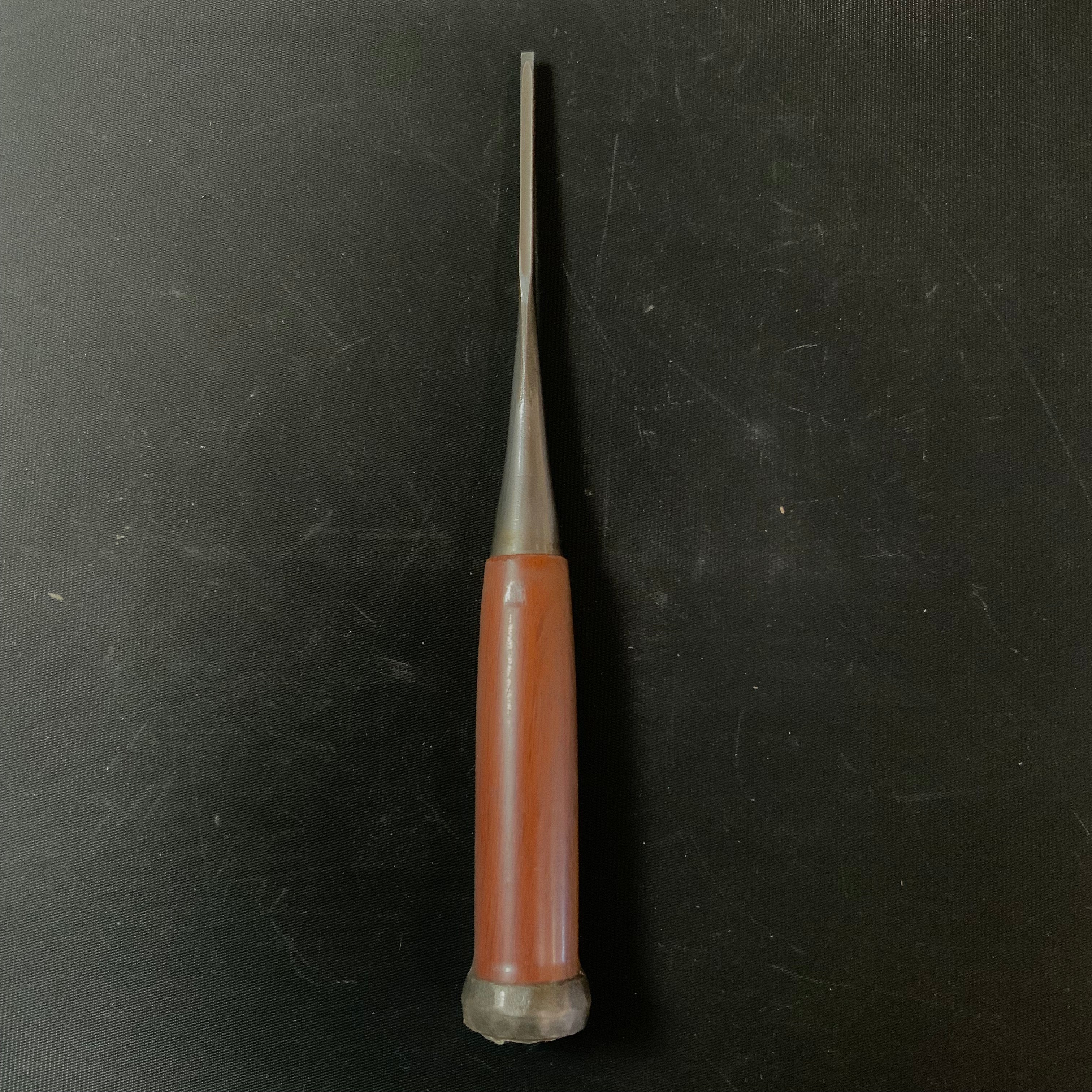 Tasai Bench chisels (Oirenomi) with blue steel 田斎作 磨き仕上 追入鑿 3mm