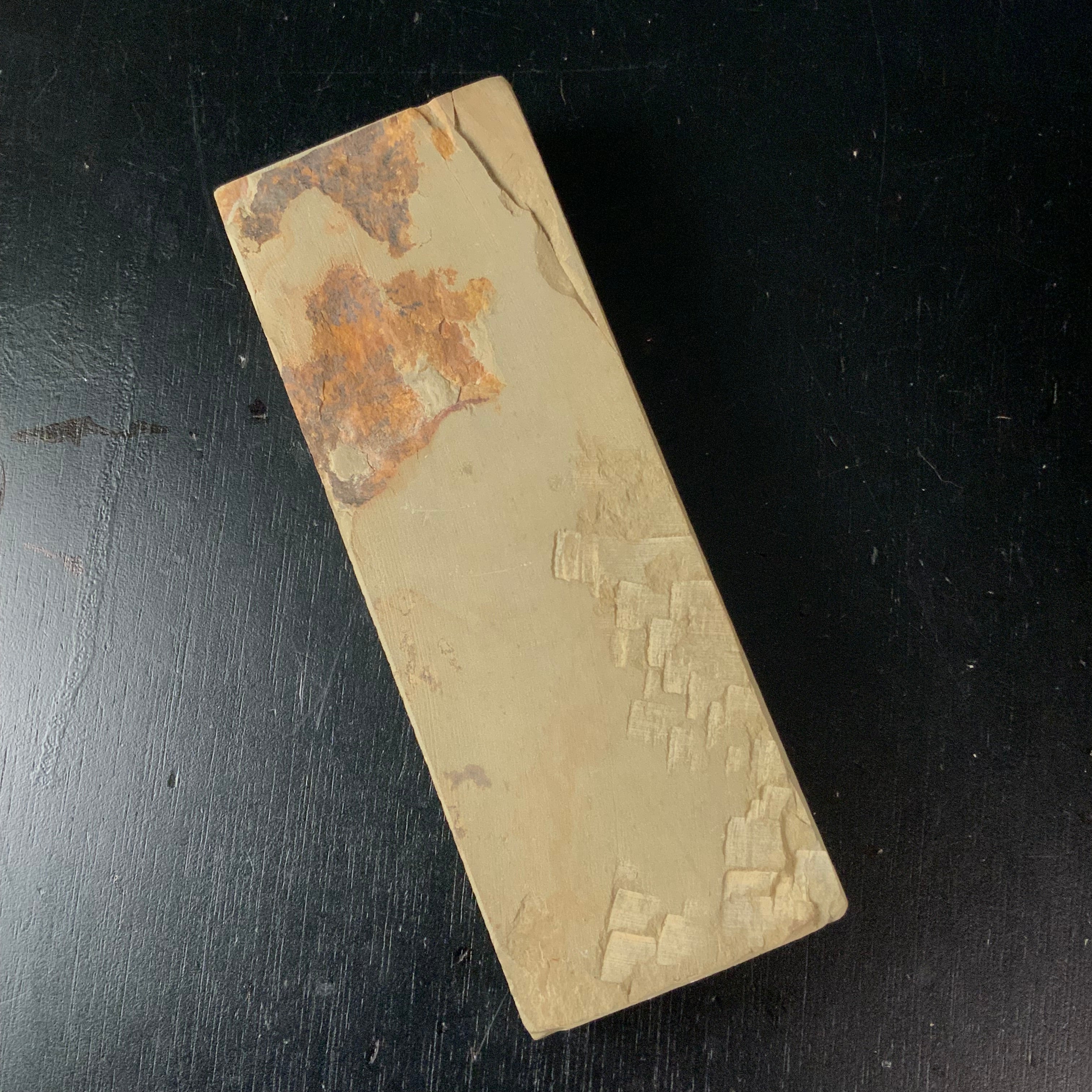 Old stock #1 Asahitora Okudo Tomae Toishi From collection Japanese Natural finishing Stones 掘出し物 朝日虎 天然仕上げ砥石 奥殿戸前 #1 純真正本山