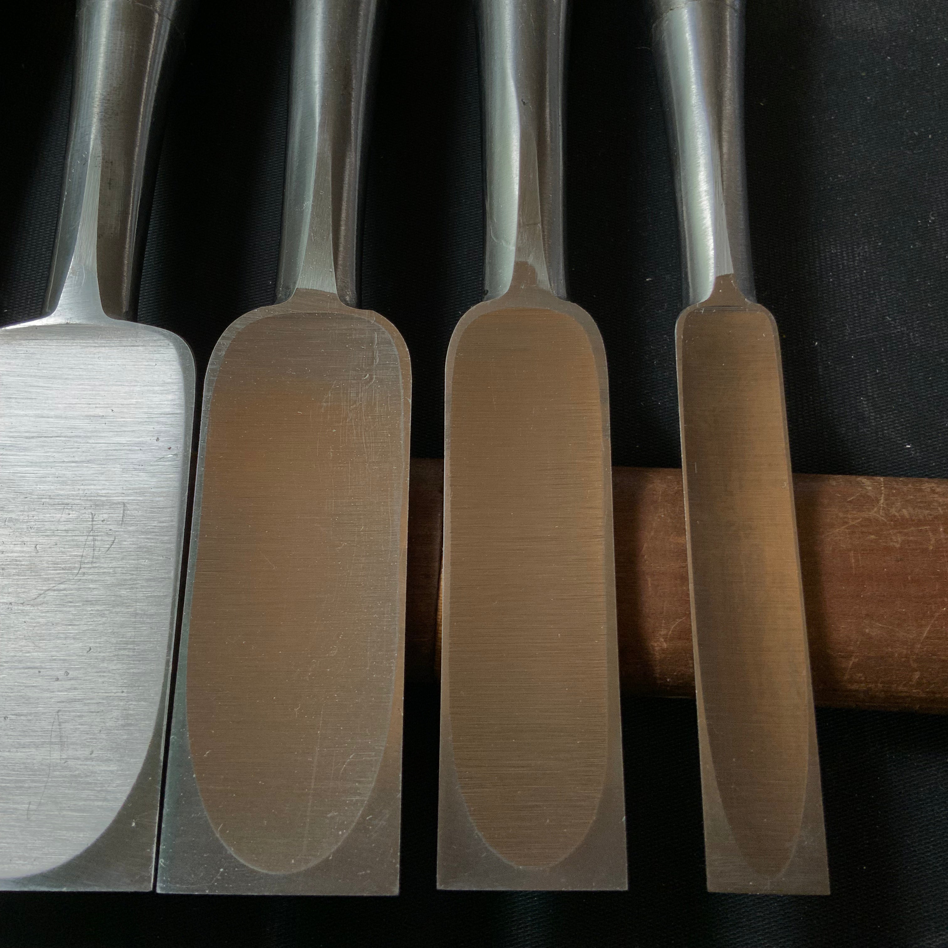 #2 Sukemaru 4th High-Speed Steel Shorter Timber Chisels set by Usui Yoshio 四代助丸 碓氷淑郎 中叩き鑿 6本組 Chu-Tatakinomi