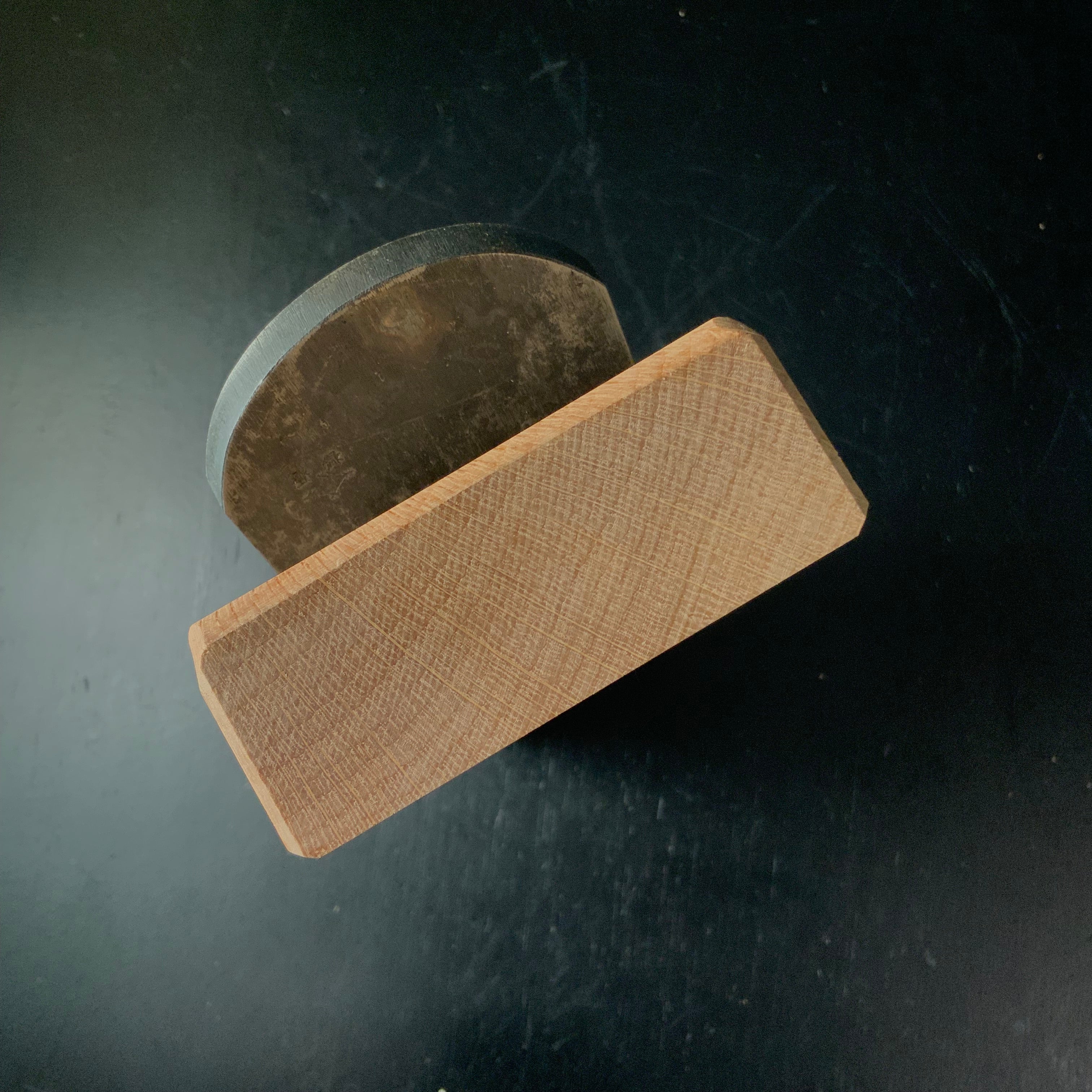 Old stock Baio Smoothing Plane(Kanna)by Tanaka shougo 掘出し物 梅鶯 田中昭吾作 本仕込鉋 70mm