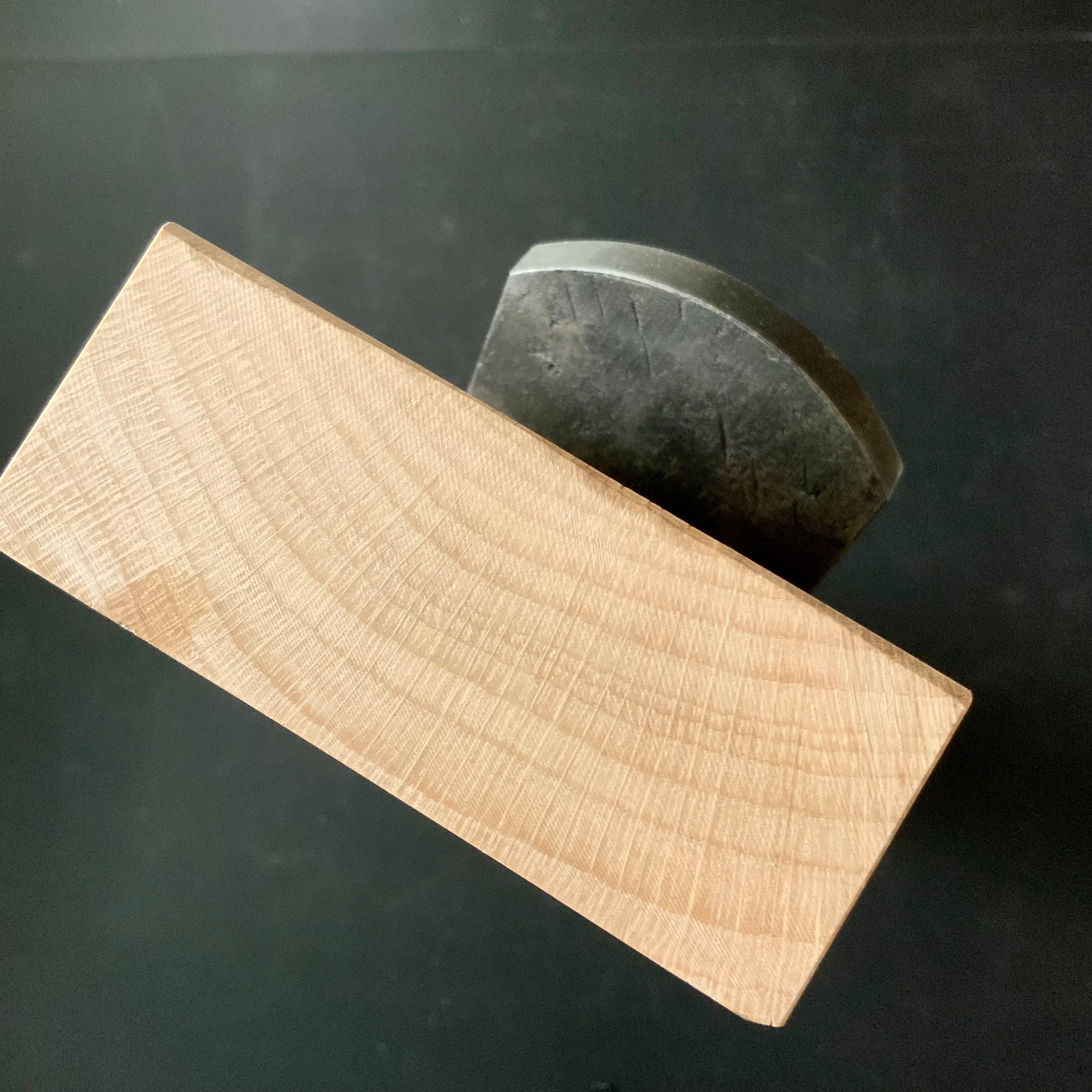 Old stock Honmei Mitsukuni Smoothing Plane (Kanna) by Ishibashi Toushichi 掘出し物 本銘光圀 石橋藤七作 仕上げ鉋 65mm