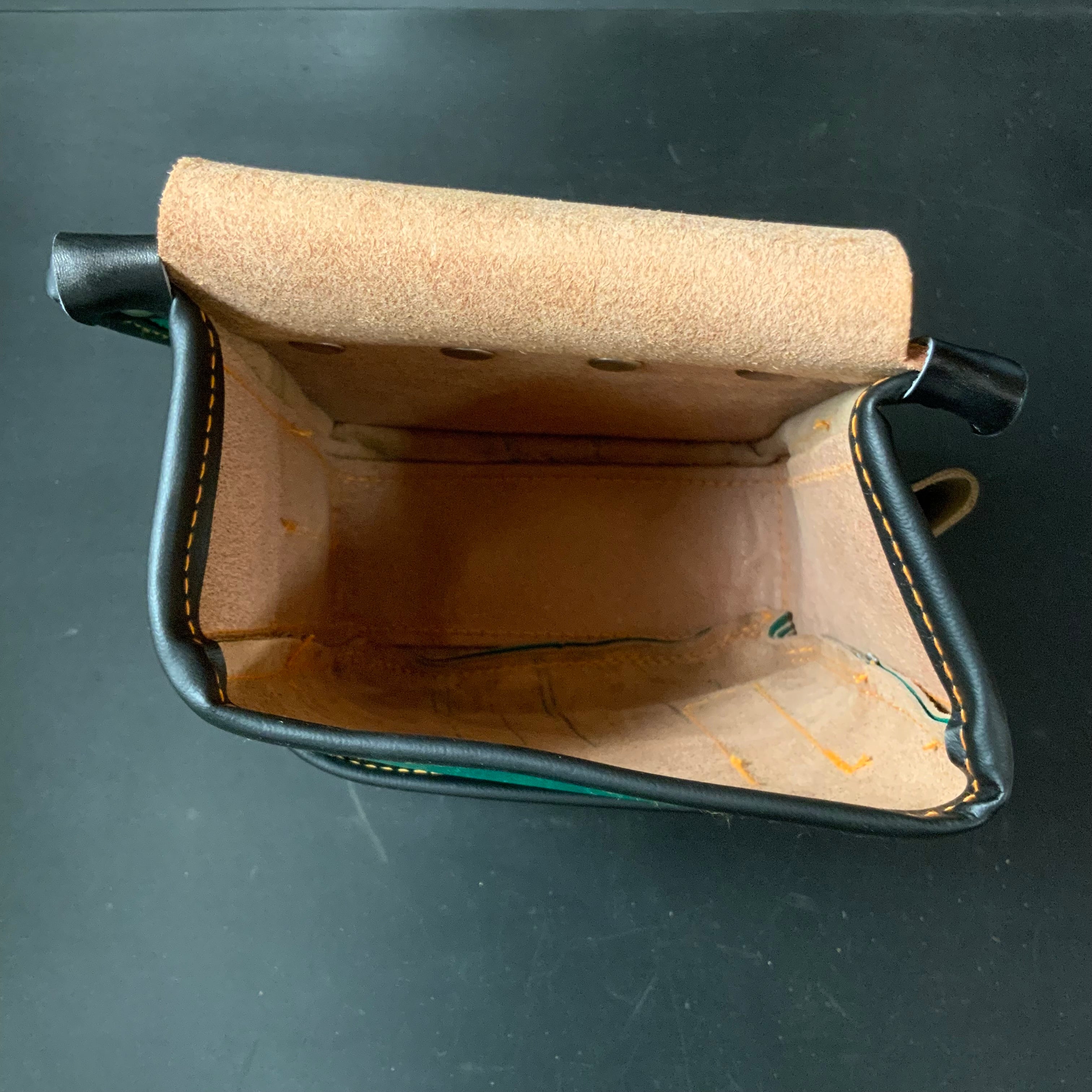 Kouetsu Working Waist Bag Japanese Carpenter Leather Bag 侊悦 大工用腰袋 メタリック革製