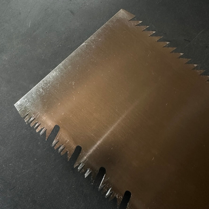 #64 Nagakatsu Double Edge (Ryoba) Saw with Eddy Type Handles For Hard Wood 長勝鋸 両刃鋸 渦巻き柄 広葉材用 295mm