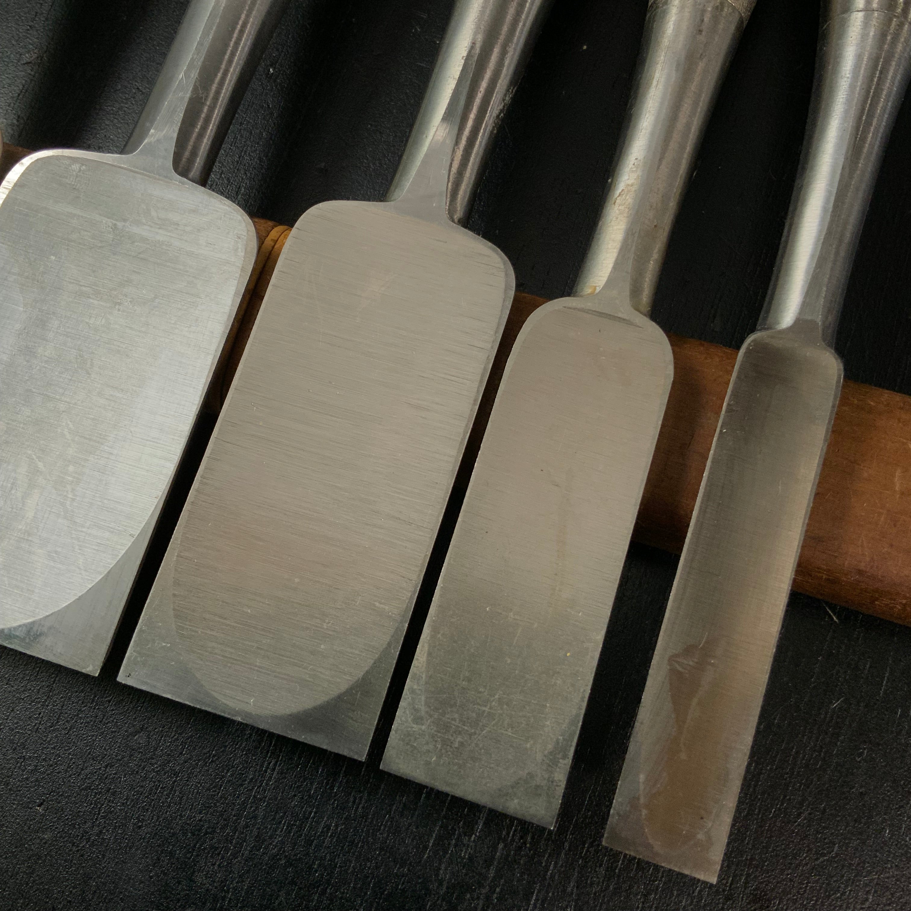 Old stock Mitsukuni Sukemaru High-Speed Steel Timber chisels 掘出し物 光圀 助丸 ハイス鋼 叩き鑿 tatakinomi