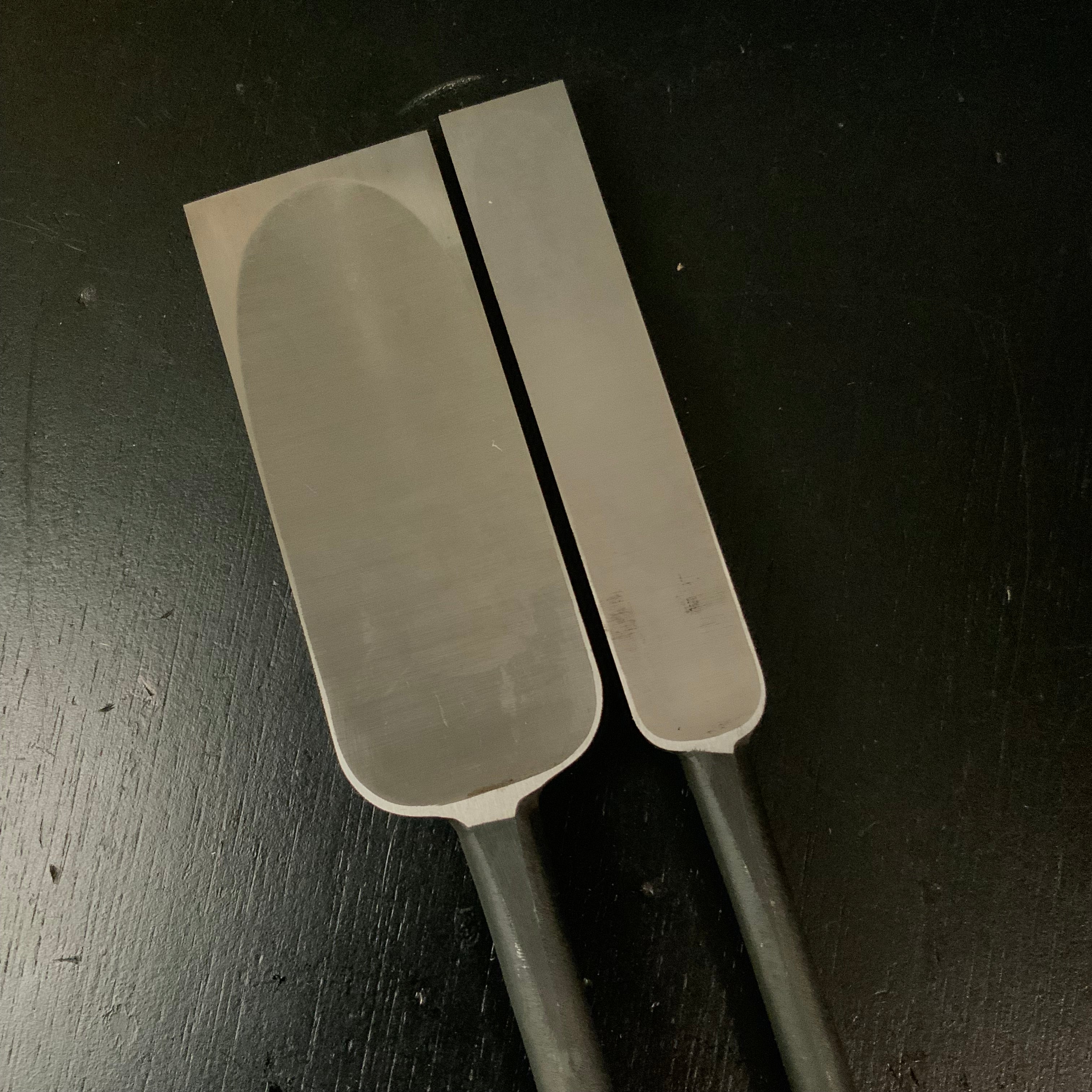 Ouchi Slick Chisels set (Ootsuki-nomi) by Ouchi 4th generation 四代目大内俊明作 宗家大内 大突組鑿 48,24mm