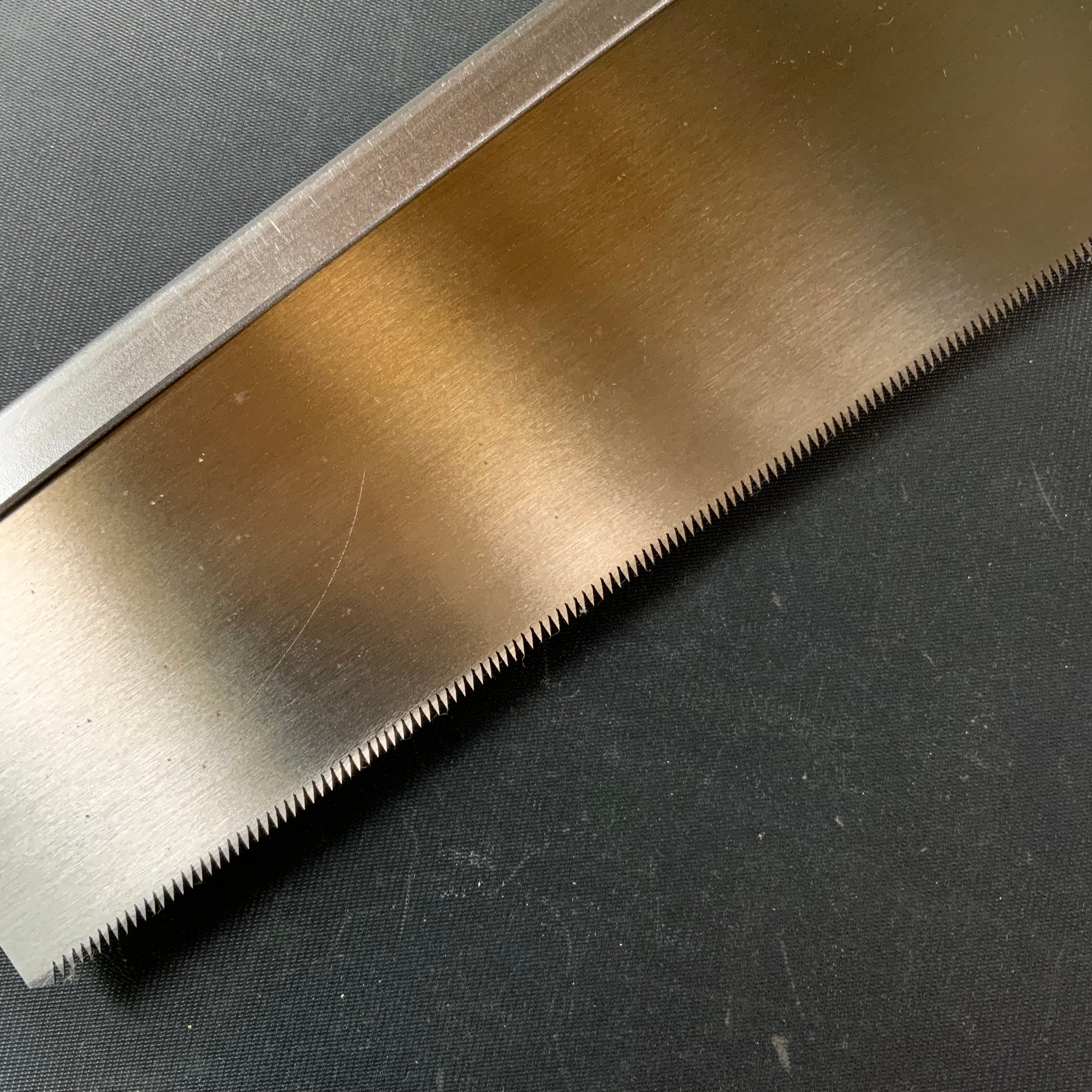 #117 Nagakatsu Dozuki Saw Rip cut with Eddy Type Handles set by Kurashige 長勝鋸 渦巻き柄 導突鋸縦挽 225mm