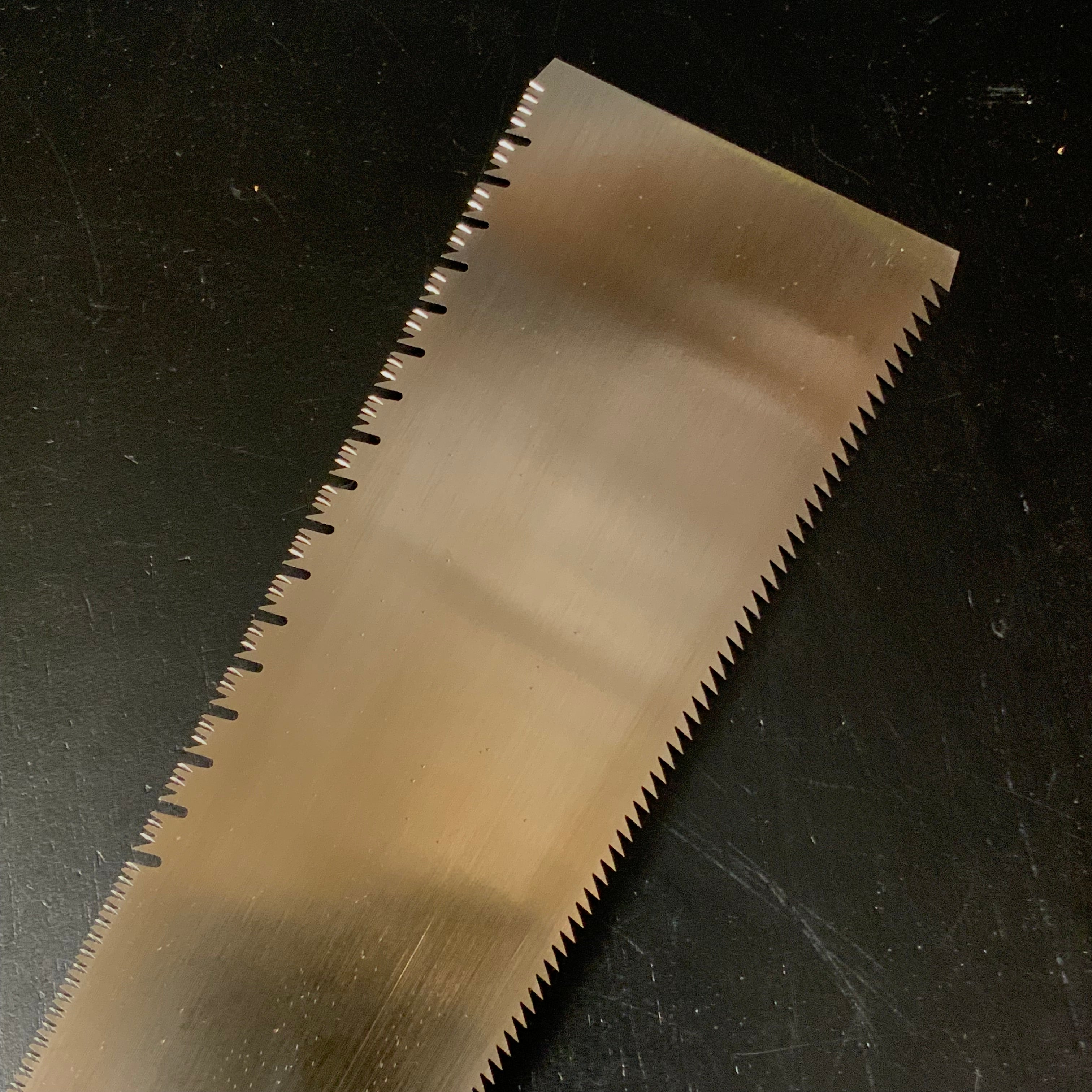 #201 Nagakatsu Double Edge Saw Eddy Type Handles set by Kurashige For Soft Wood 長勝鋸 渦巻き柄 両刃鋸 245mm