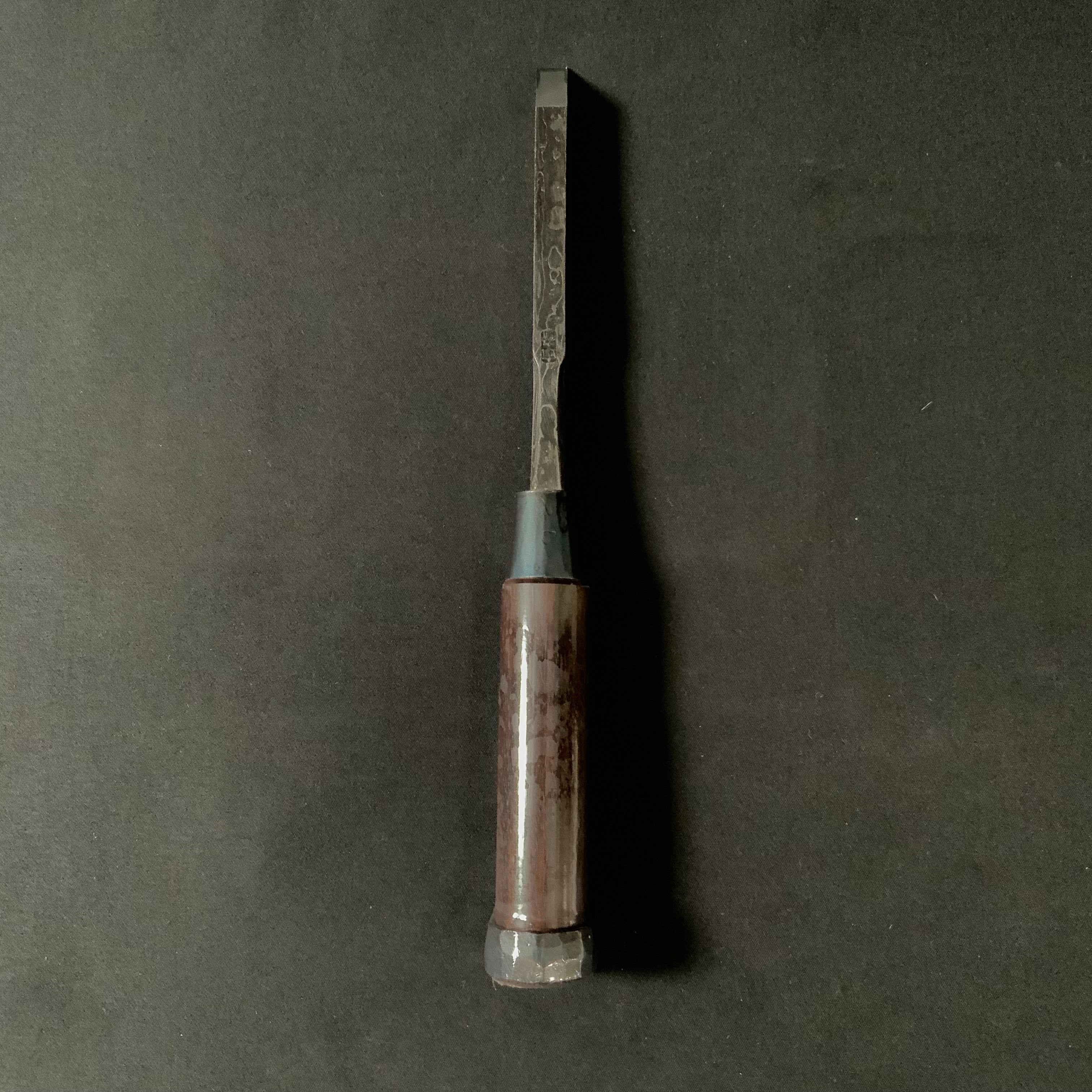 Tasai Mortise chisels with black 田斎作 木目 向待鑿 黒檀柄 9mm