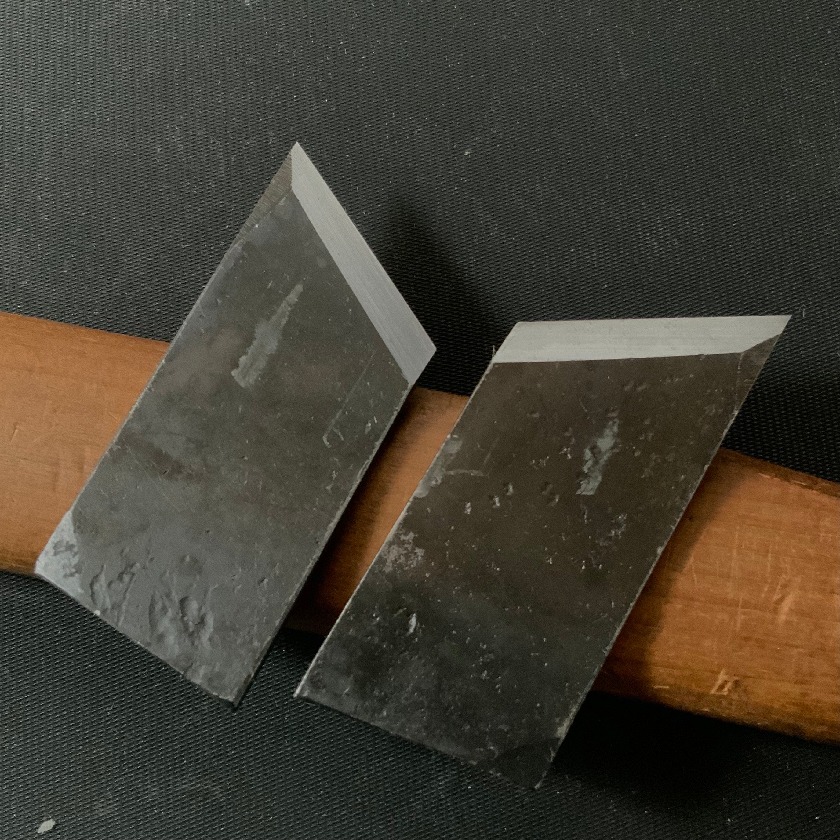 Kouetsu Special Rabbet Plane right and left By Komori 小森作 侊悦 蟻際鉋 左右