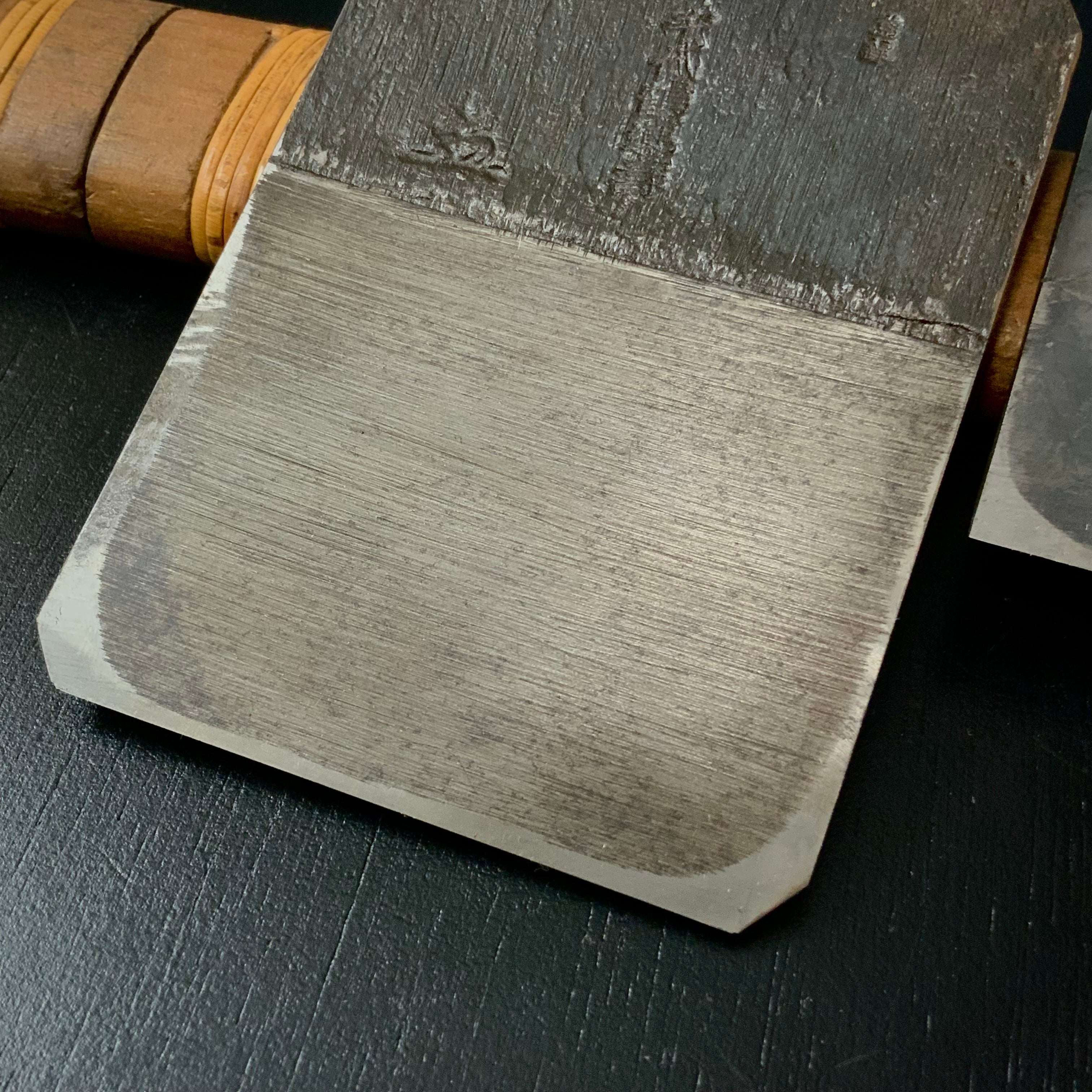 Old stock Chiyoduru Unju Smoothing Plane (Kanna) by Ojima 掘出し物 千代鶴運寿 尾島功大作 仕上げ鉋 70mm