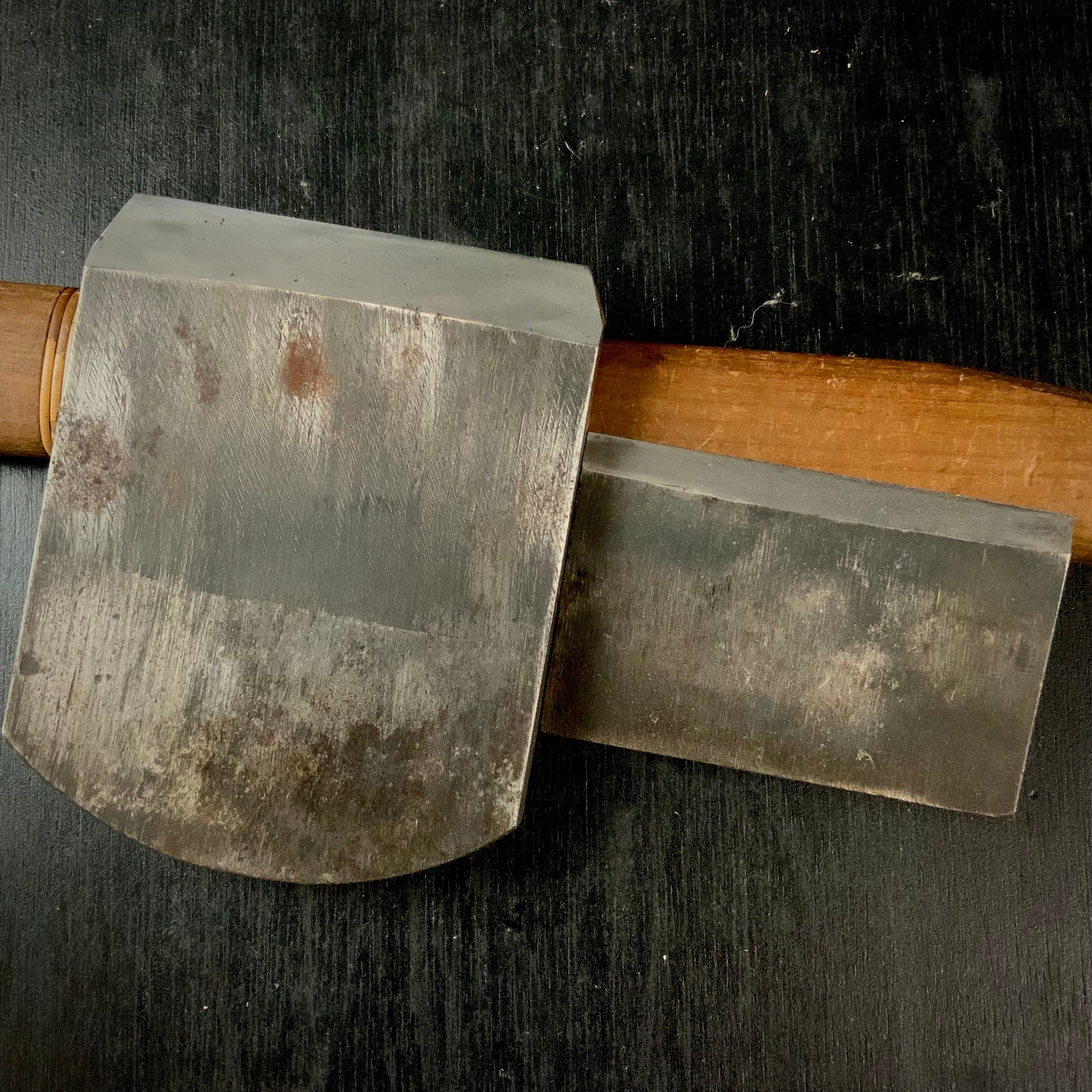 Old stock Smoothing Plane (Kanna) by Suimei tanahisa 掘出し物 水明 棚久作 仕上げ鉋 96mm