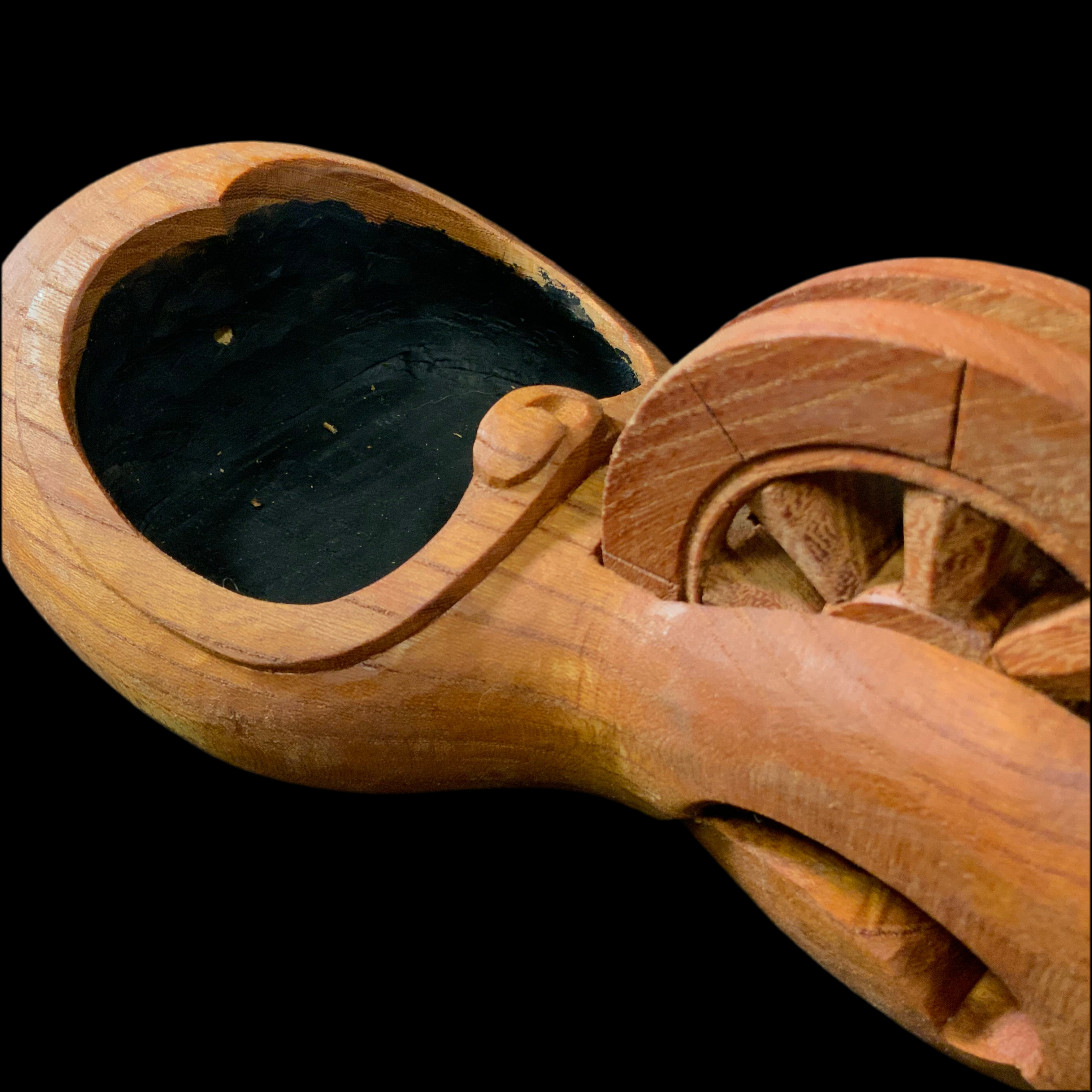 #ST59 坪辰作 新若葉 墨壺 255mm Japanese Carpenter Ink Pot Traditional Measuring Tools Sumitsubo by Tsubotatsu