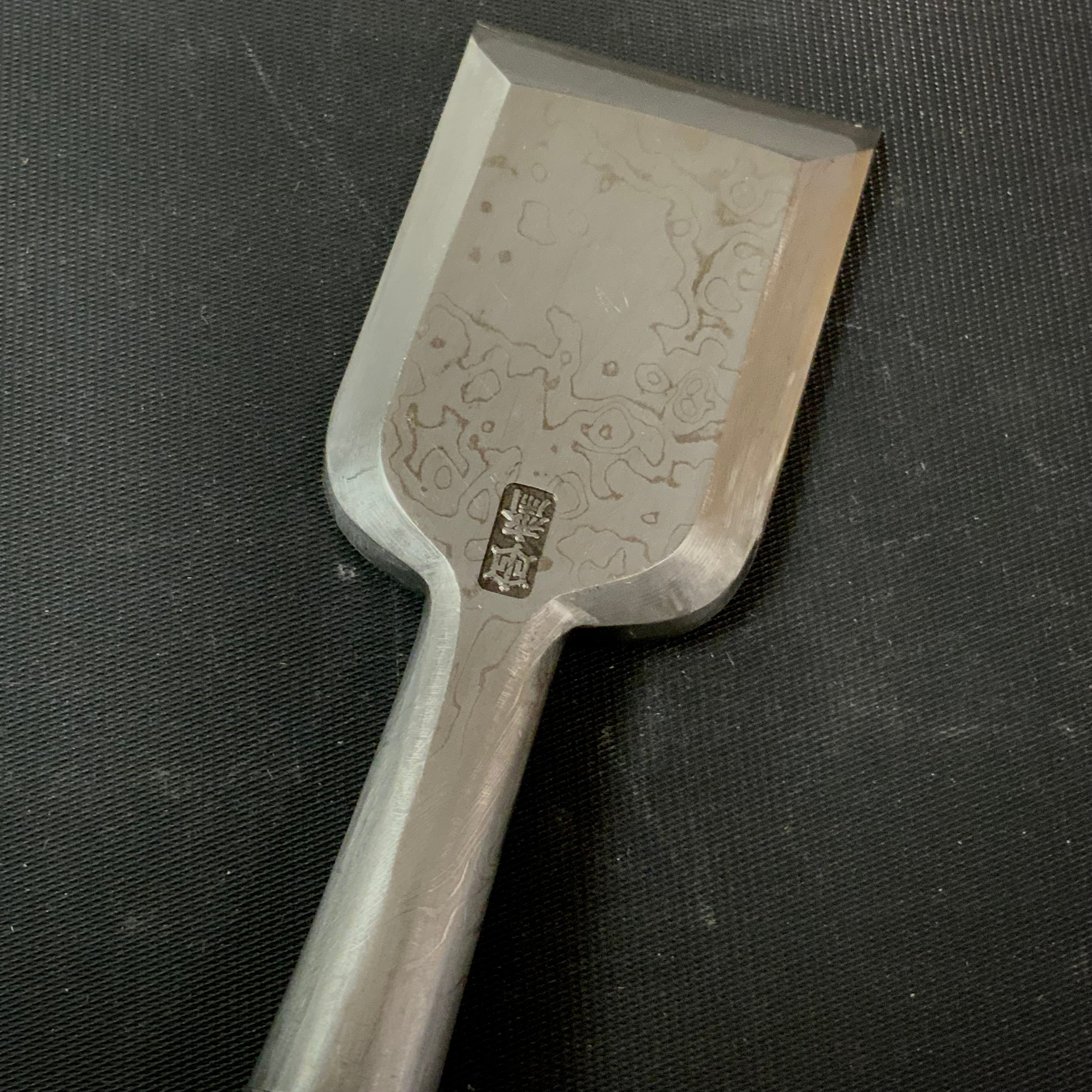 Tasai Mokume Special Bench chisels / 田斎作 木目 追入鑿 紫檀柄 42mm