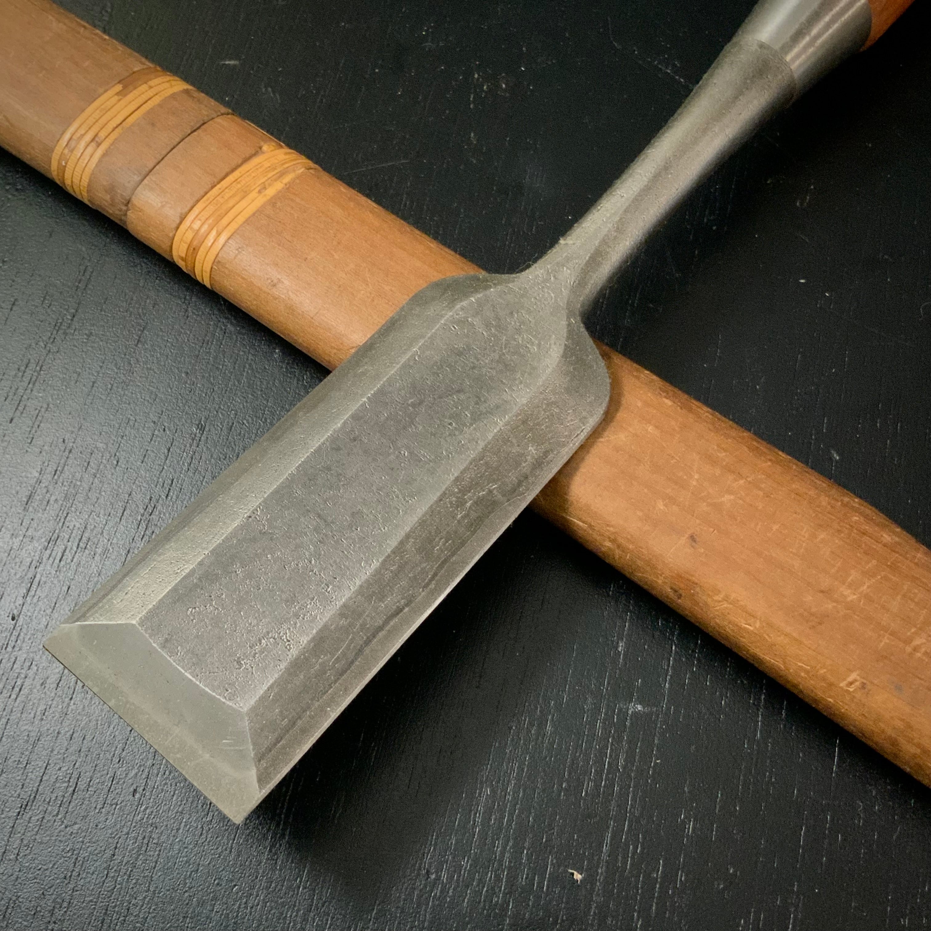 Old stock TakaraRyujin Paring chisels (Usunomi) by Muramatsu Shigezo 村松重蔵作 宝龍神 薄鑿 42mm