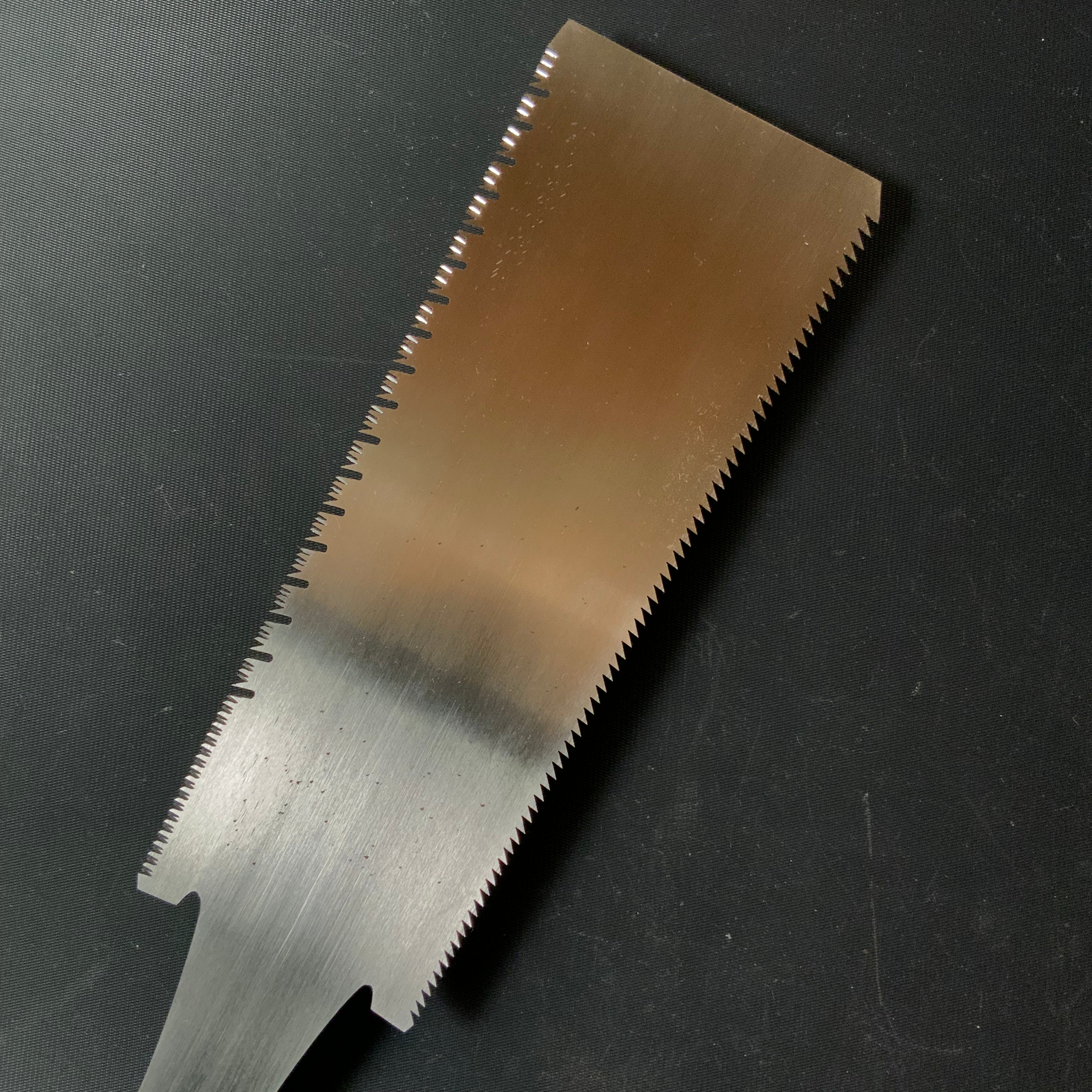 #R37 Nagakatsu Double Edge (Ryoba) Saw with Eddy Type Handles set 長勝鋸 両刃鋸 渦巻き柄 針葉材用 210mm