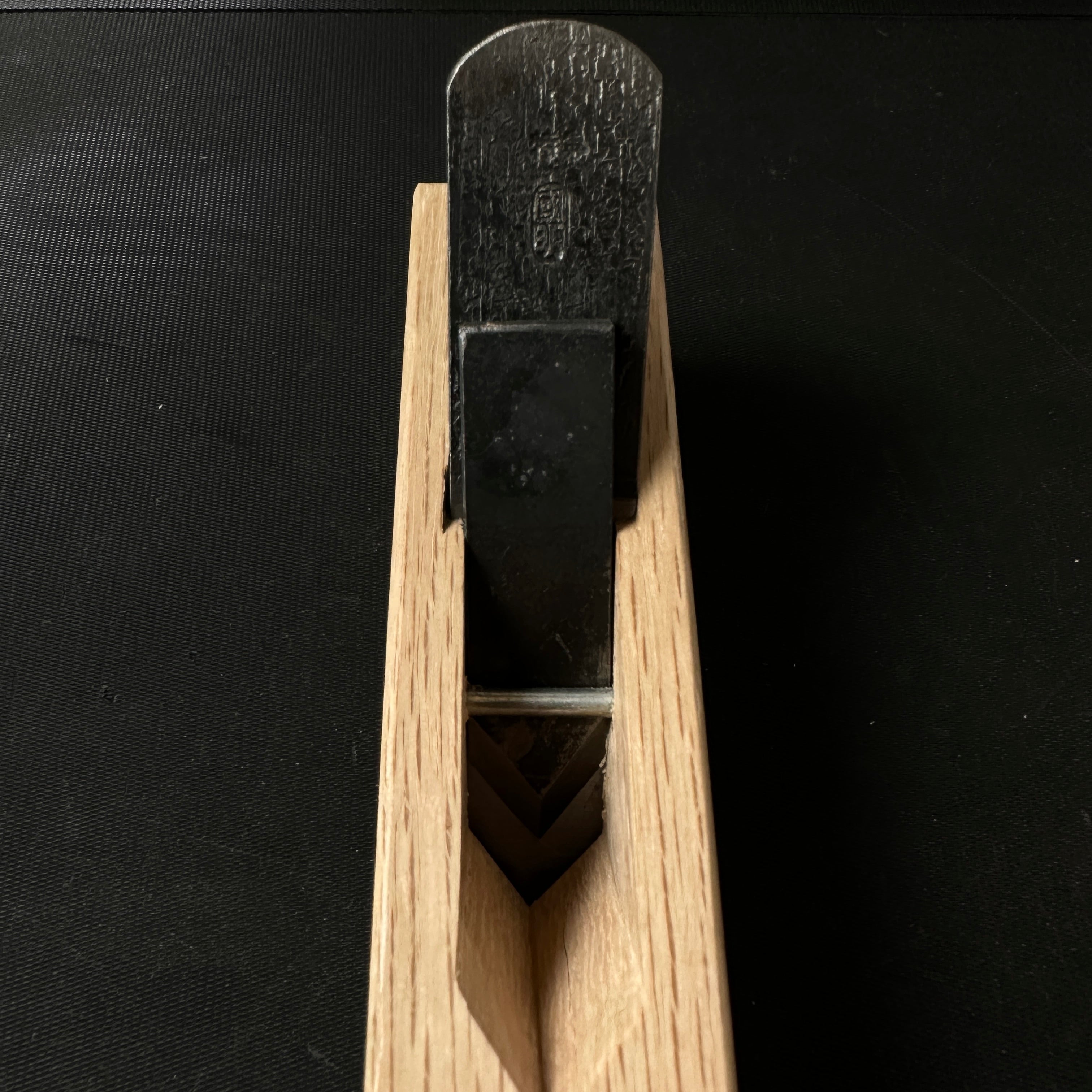 Kuniaki v-groove plane by Nakano Takeo 18mm _____中野武夫作 国明 剣鉋  18mm