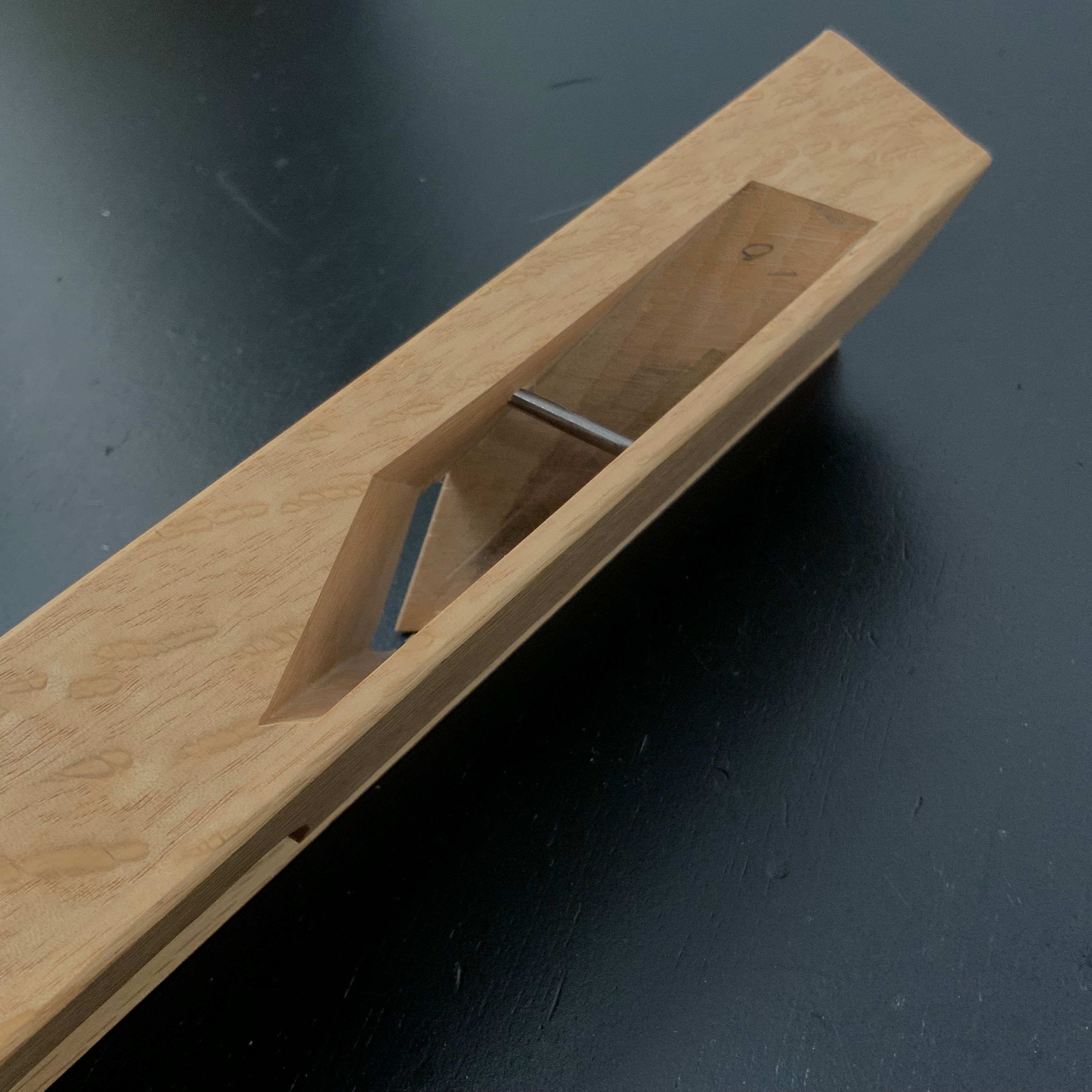 #10 Old stock Yoshitaka Side Rabbet Plane with right hand 掘出し物 義隆 右 脇取鉋 Wakitori kanna