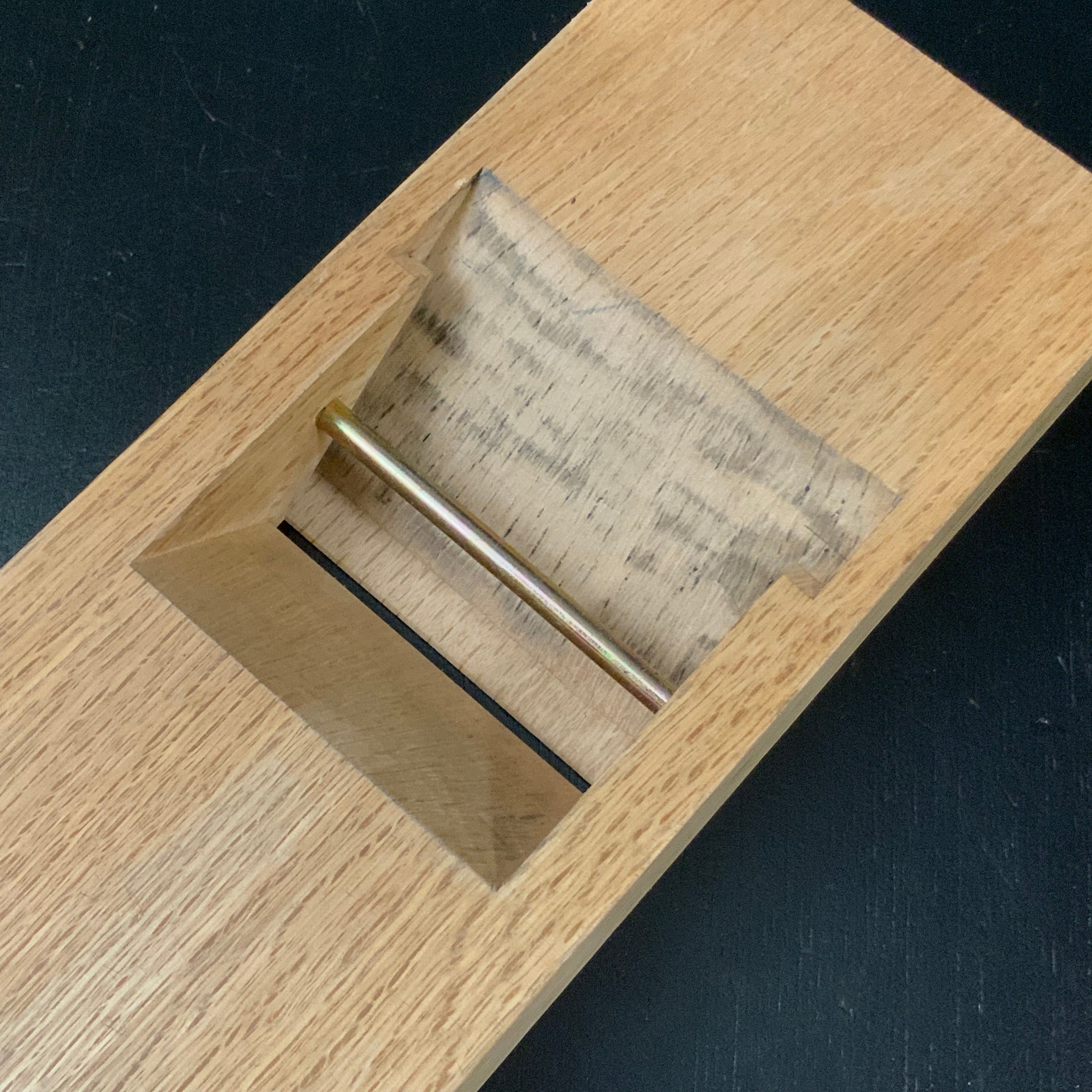 Old stock Sadatoku Smoothing Plane(Kanna) by unknown 掘出し物 貞徳 作者不明 仕上げ鉋 75mm